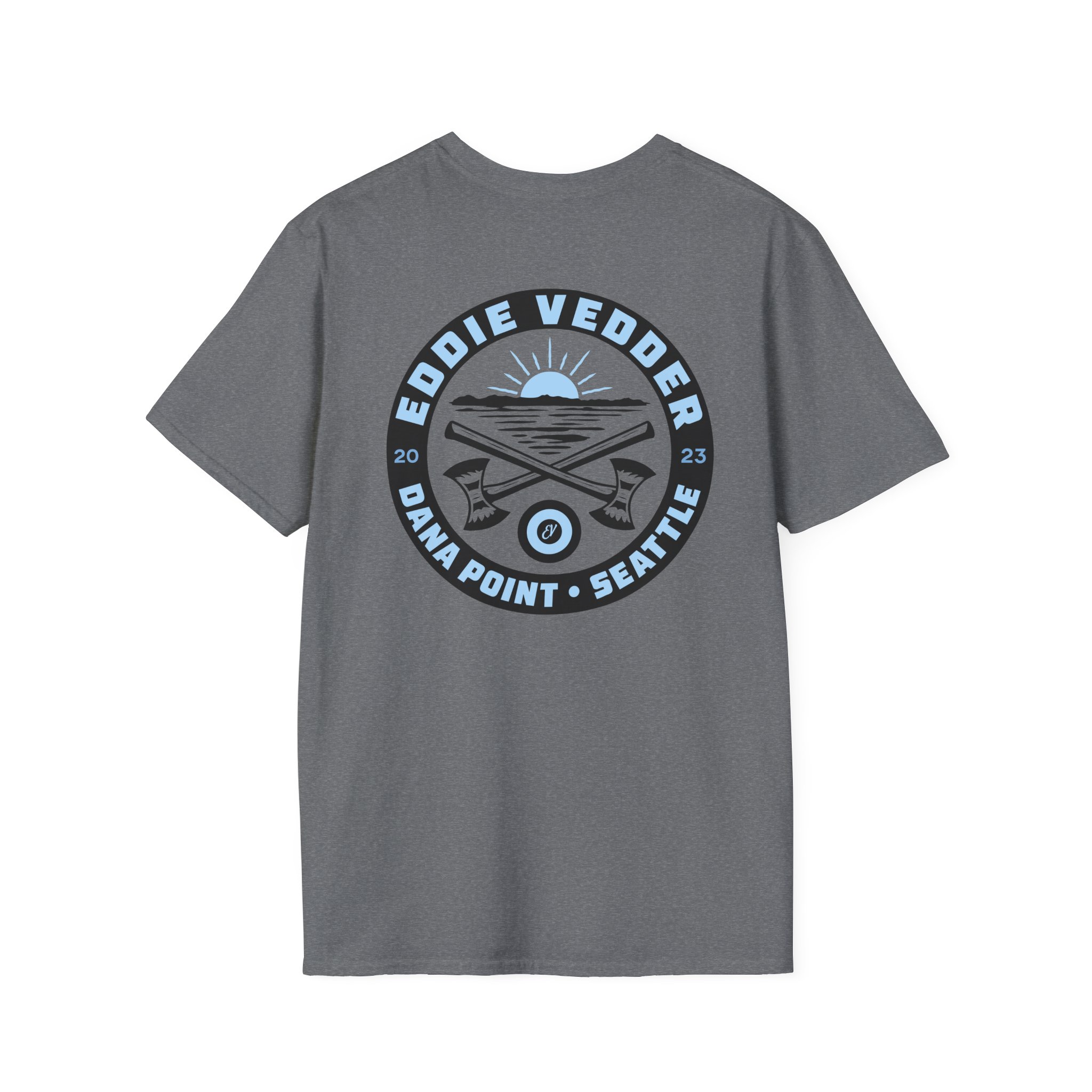Eddie Vedder Coastal Unisex Softstyle T-Shirt - Image 8