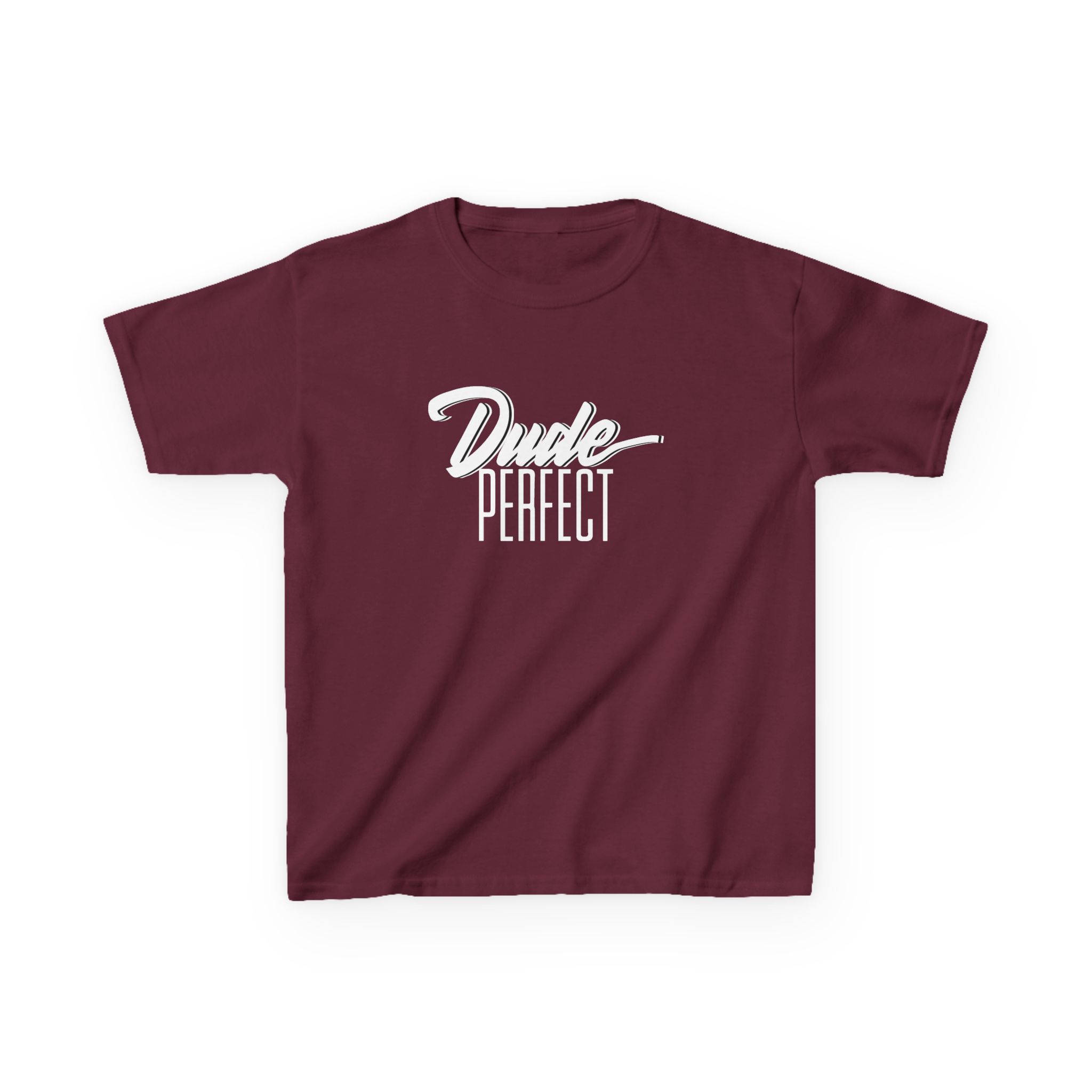 Dude Perfect Dude Script Kids Heavy Cotton™ Tee - Image 3