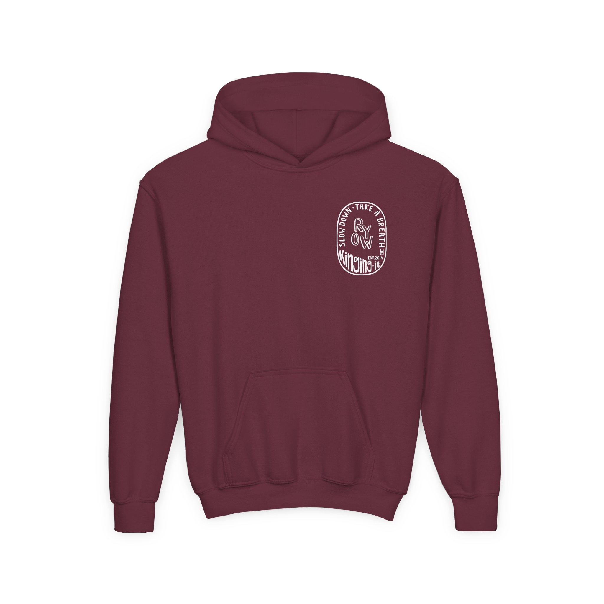 Kinging It Youth Heavy Blend Hooded Sweatshirt - Image 3