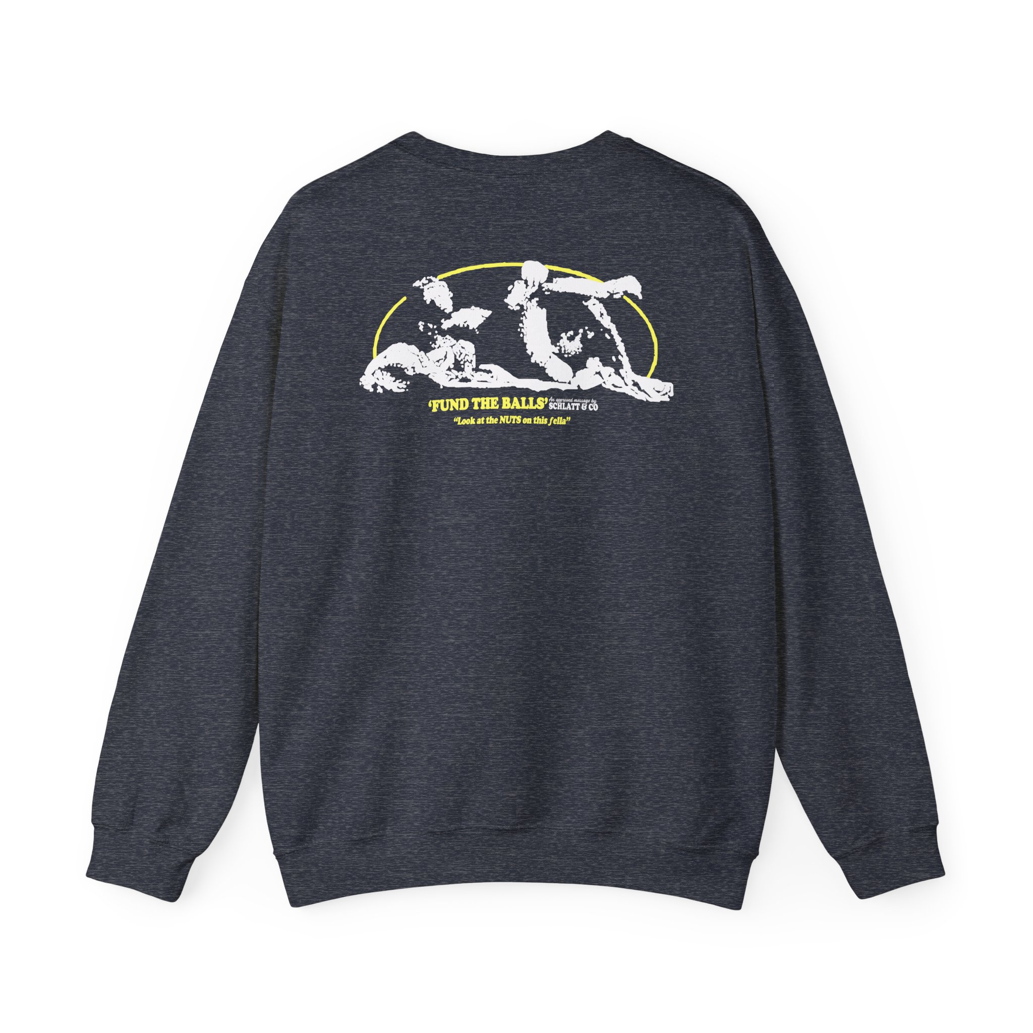 Jschlatt Thunder Balls Fun The Balls Unisex Heavy Blend™ Crewneck Sweatshirt - Image 8