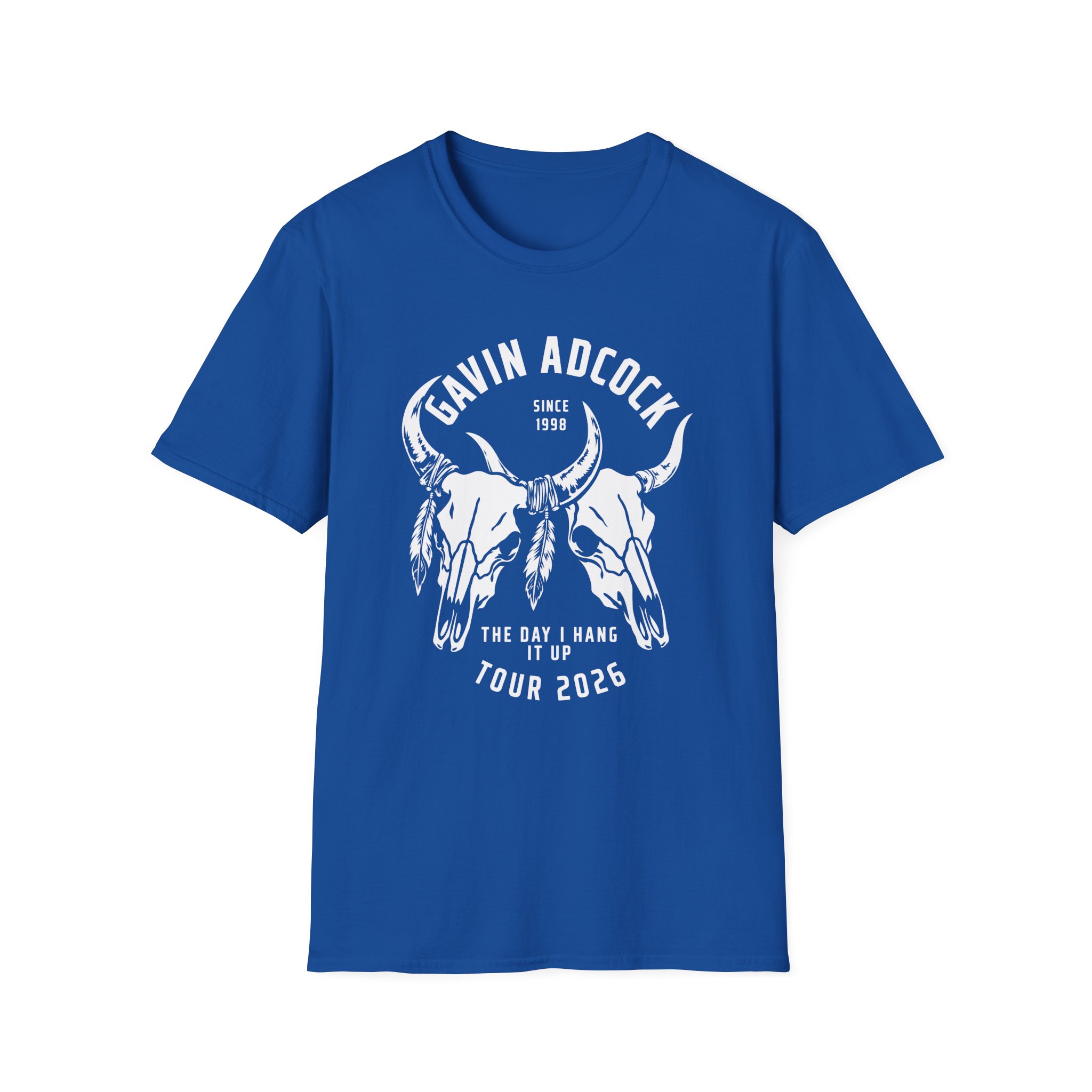 Gavin Adcock Steerhead Unisex Softstyle T-Shirt - Image 15