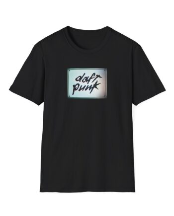 Daft Punk Human After All Black Unisex Softstyle T-Shirt