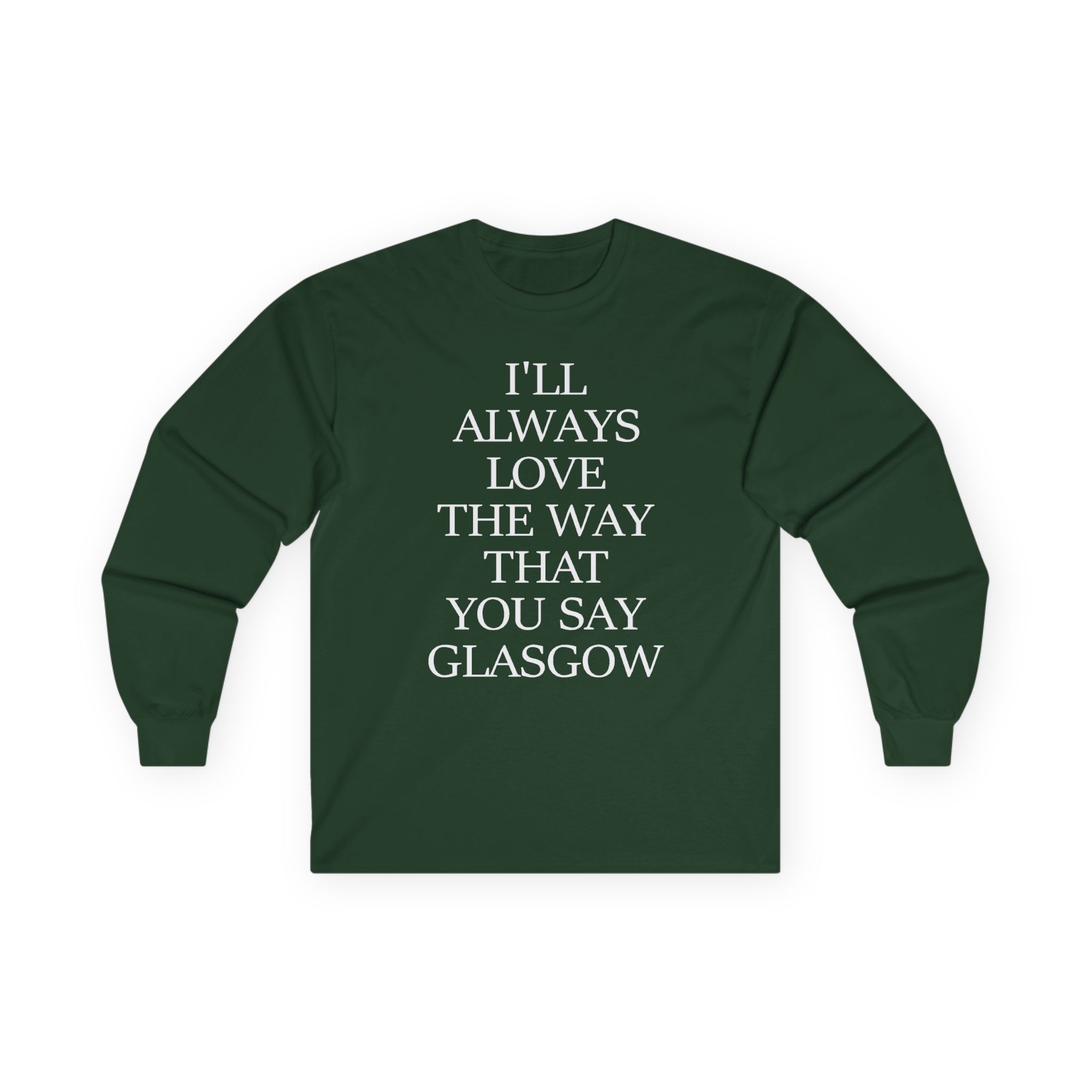 The Snuts I'll Always Love the Way That You Say Glasgow Unisex Ultra Cotton Long Sleeve Tee - Image 7