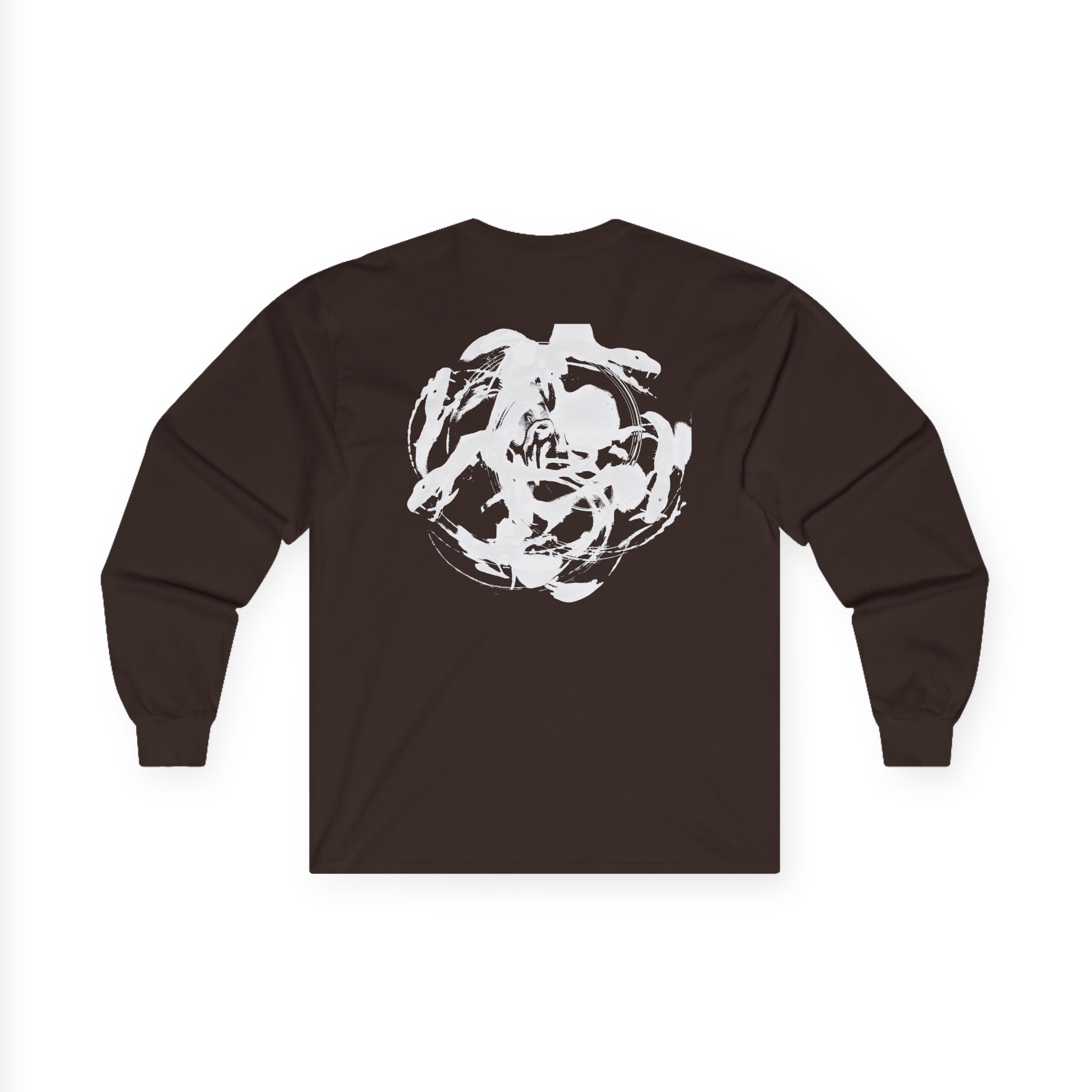 Meduza Serpente Circle Unisex Ultra Cotton Long Sleeve Tee - Image 4