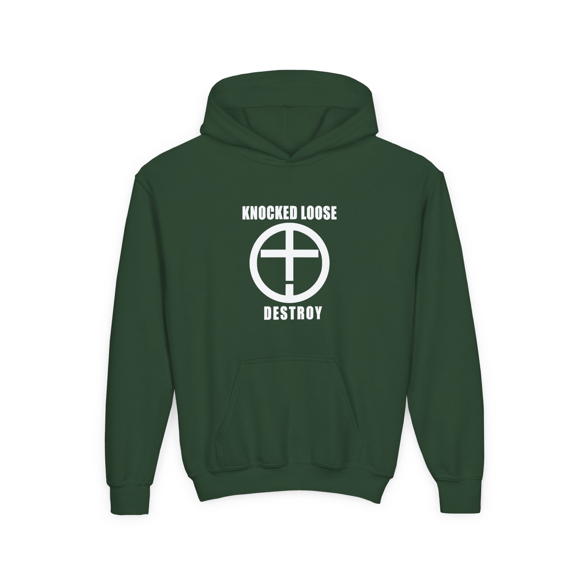 Knocked Loose Destroy Youth Heavy Blend Hooded Sweatshirt - Image 5