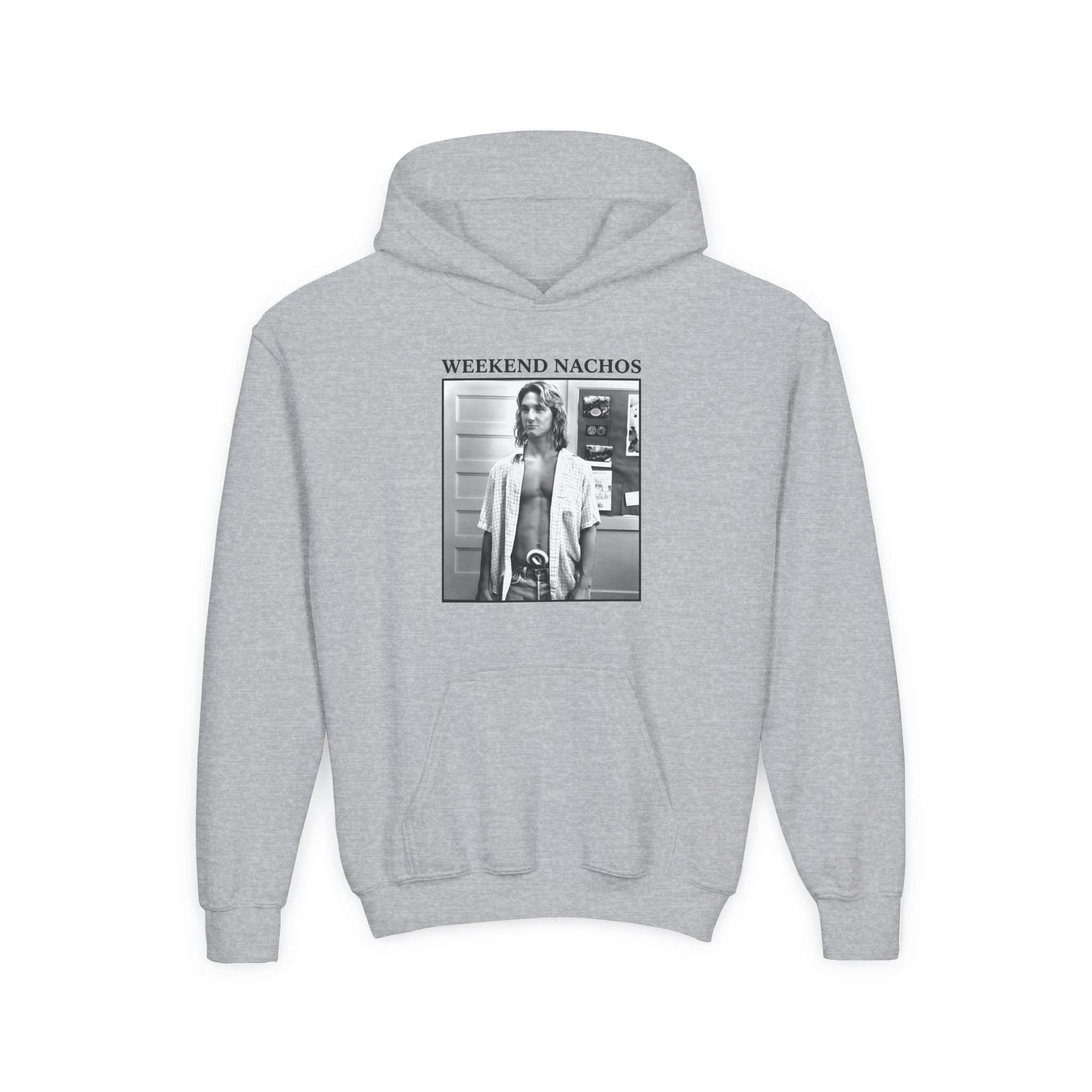 Youth Weekend Nachos Heavy Blend Hooded Sweatshirt - Image 3