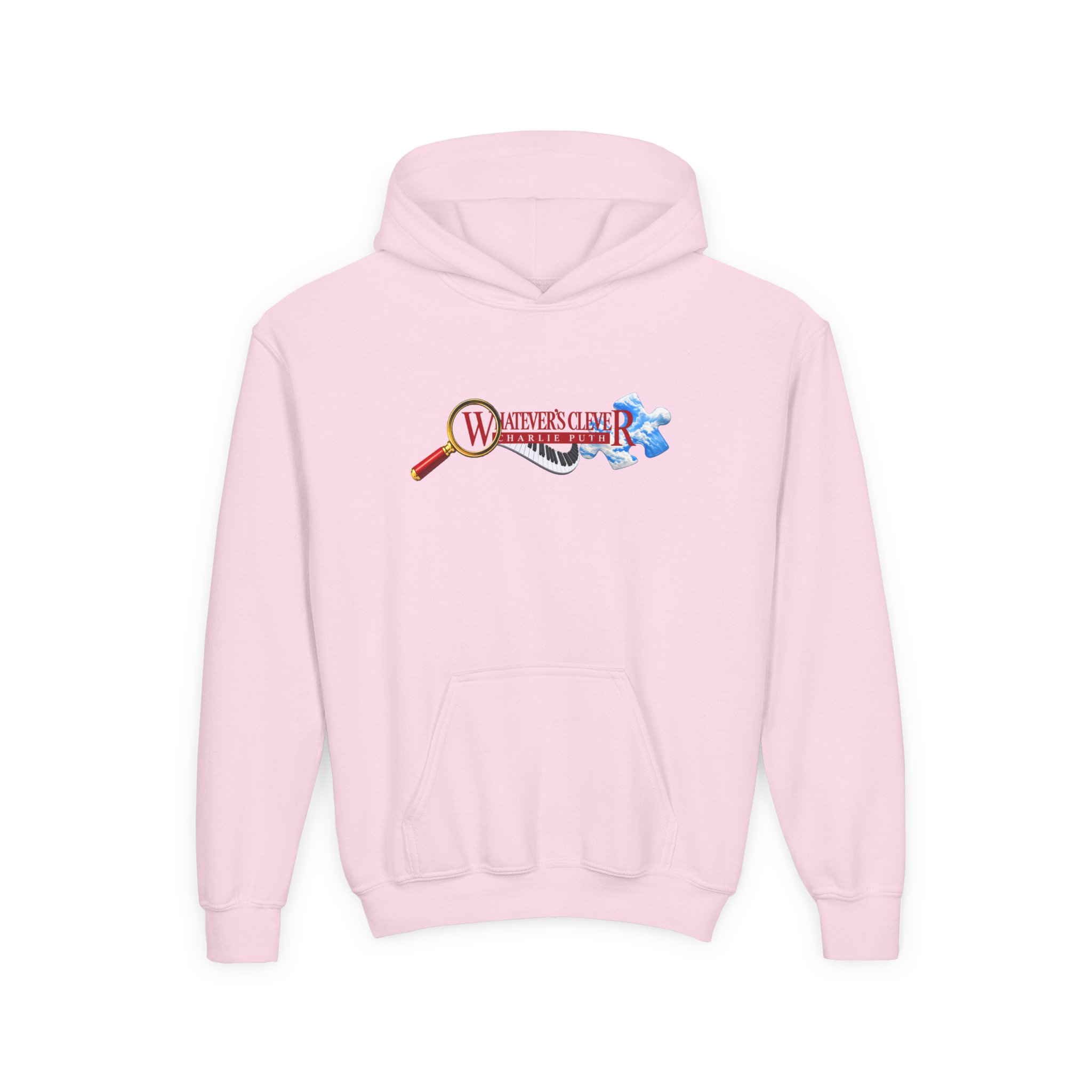 Charlie Puth Whatever's Clever! 2026 Youth Heavy Blend Hooded Sweatshirt - Image 7