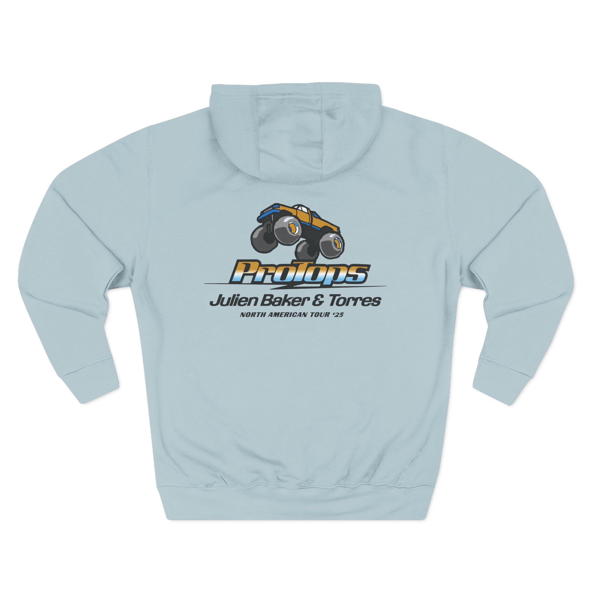 Julien Baker Protops Monster Truck Three-Panel Fleece Hoodie - Image 10