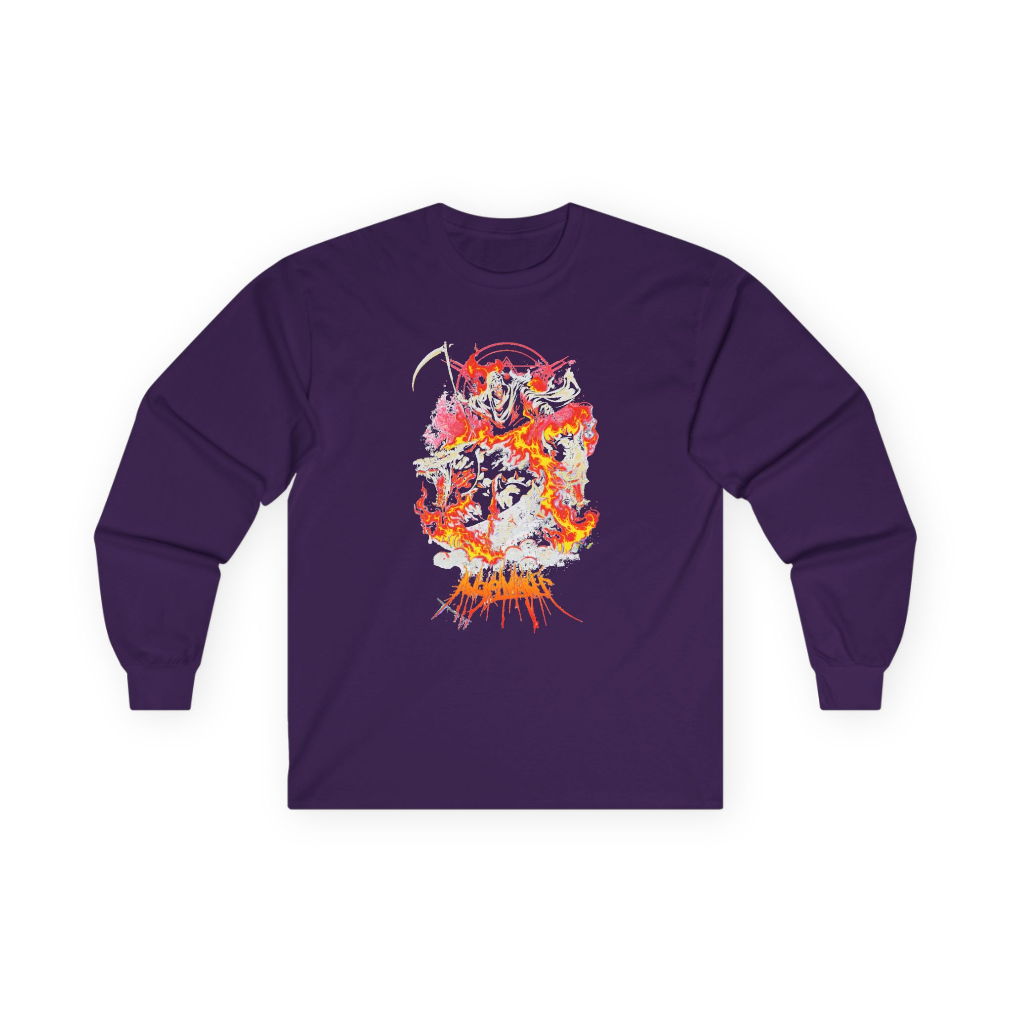 Angelmaker Hellhound Unisex Ultra Cotton Long Sleeve Tee - Image 9