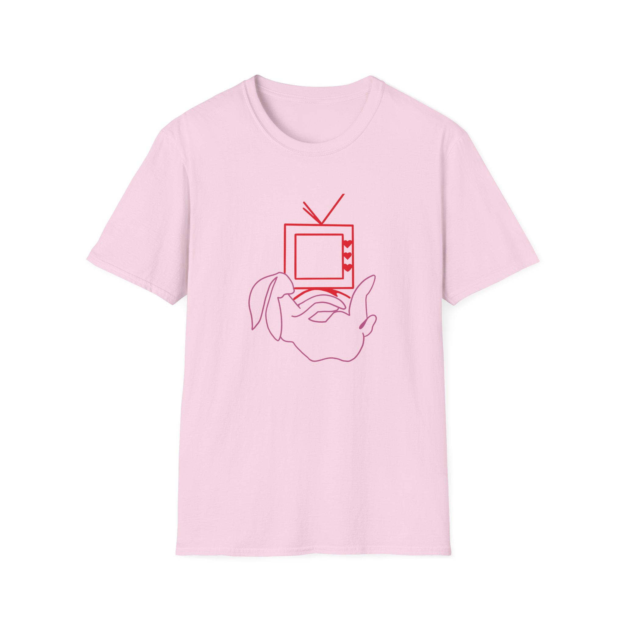 Love on Tour Harry Styles Bunny Tv Unisex Softstyle T-Shirt - Image 13