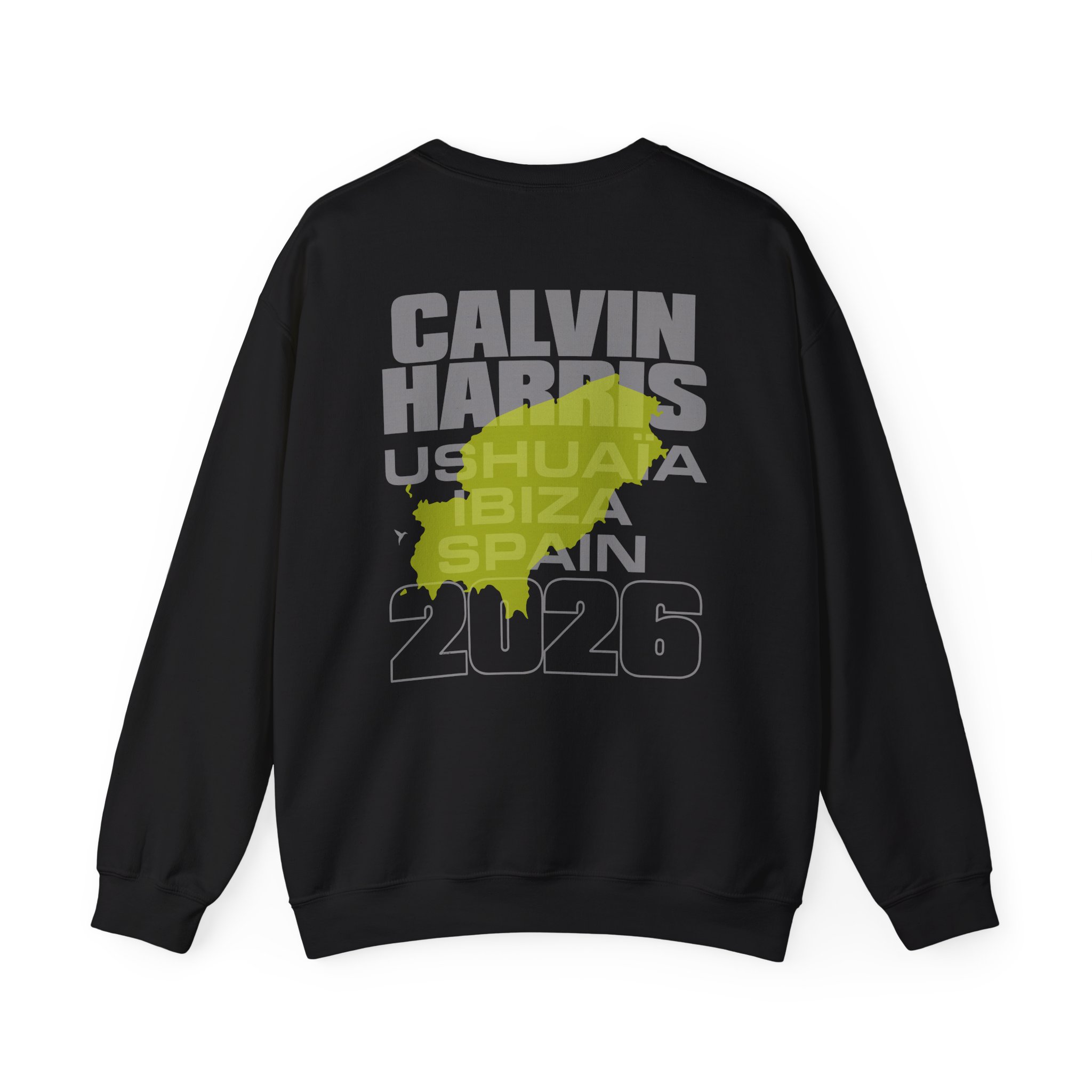 Calvin Harris Ibiza Text Unisex Heavy Blend™ Crewneck Sweatshirt - Image 2
