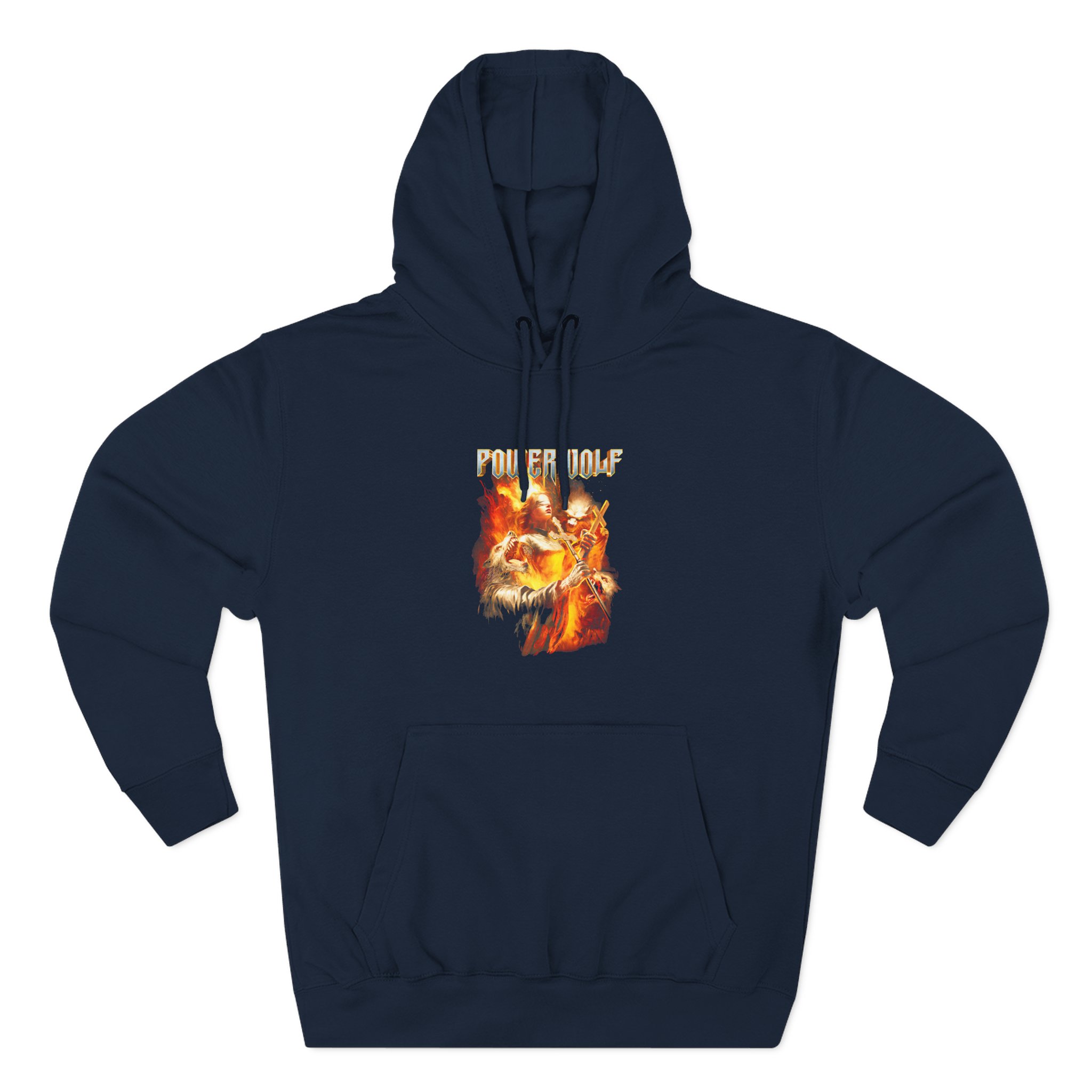 Powerwolf Joan of Arc Three-Panel Fleece Hoodie - Image 5