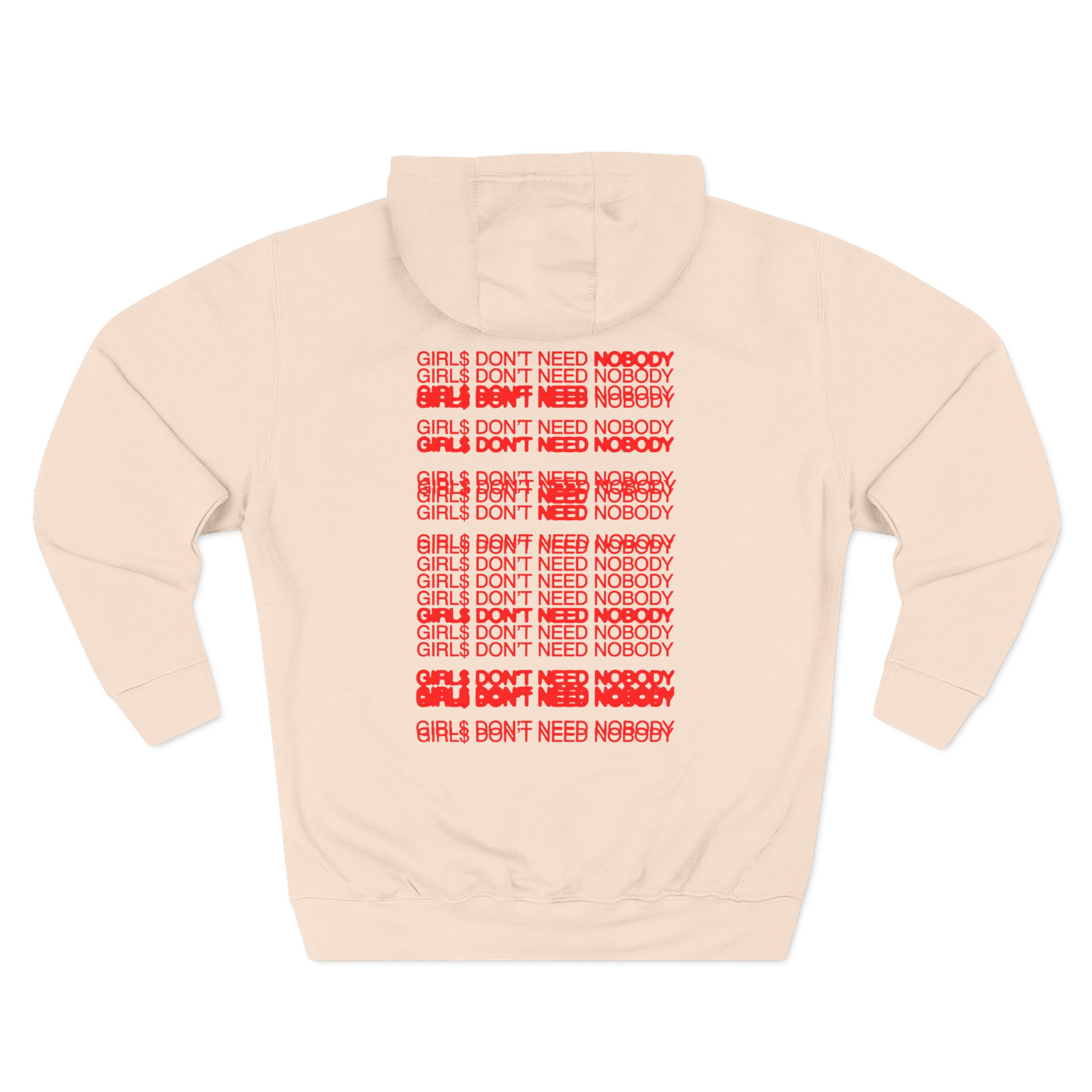 Dom Dolla Don't Need Nobody Repeat Three-Panel Fleece Hoodie - Image 12