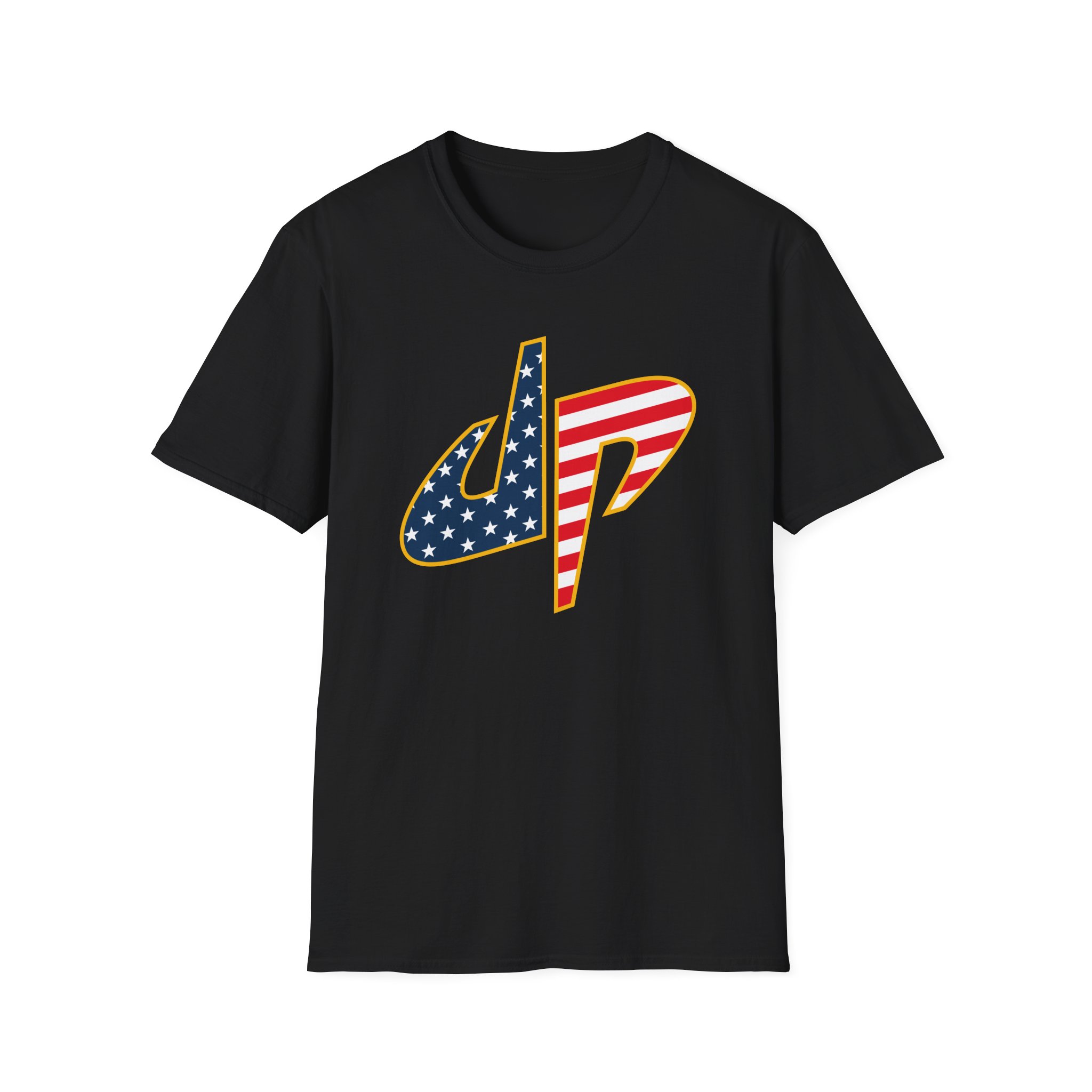 Dude Perfect Stars & Stripes Unisex Softstyle T-Shirt - Image 3