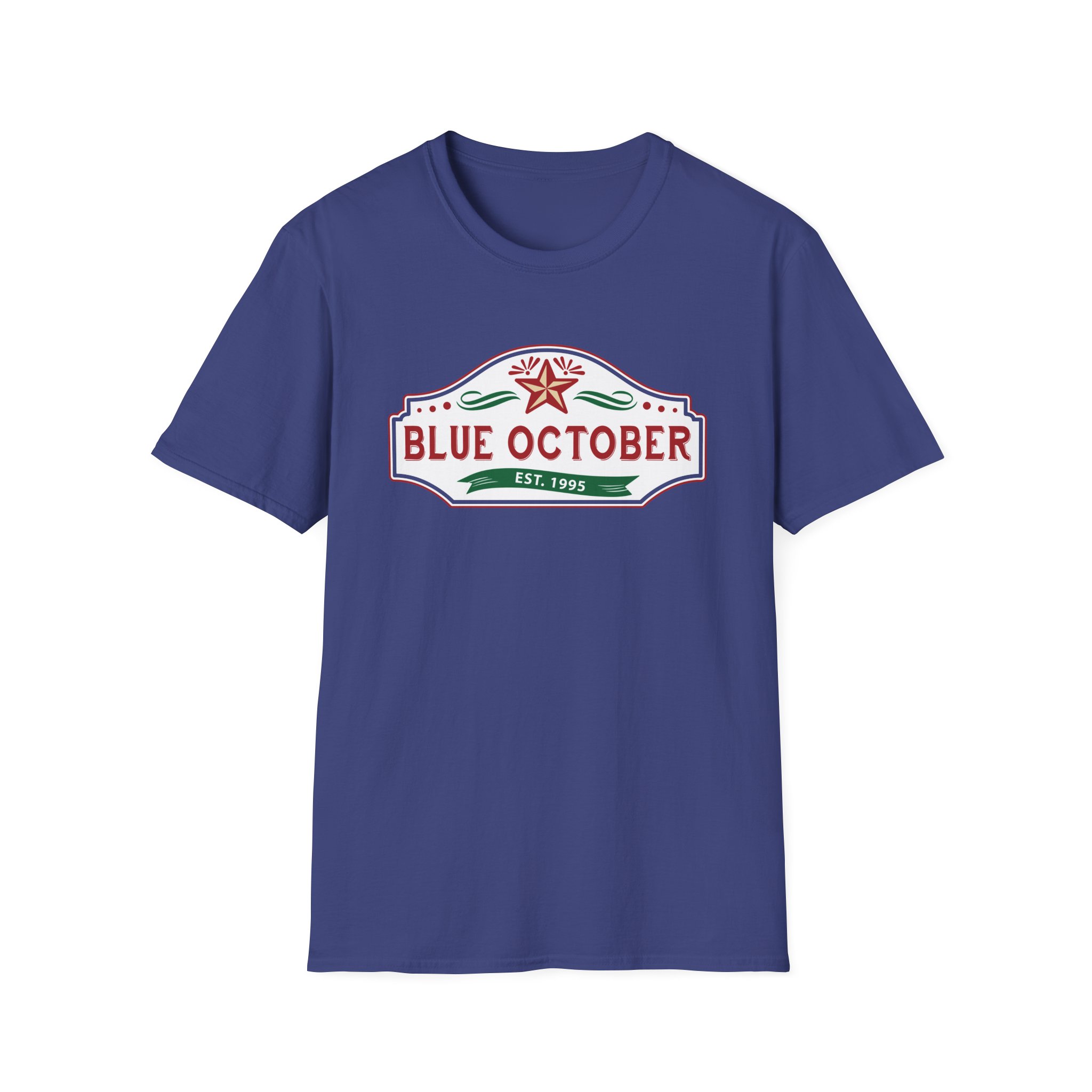 Blue October Est 1995 Unisex Softstyle T-Shirt - Image 13