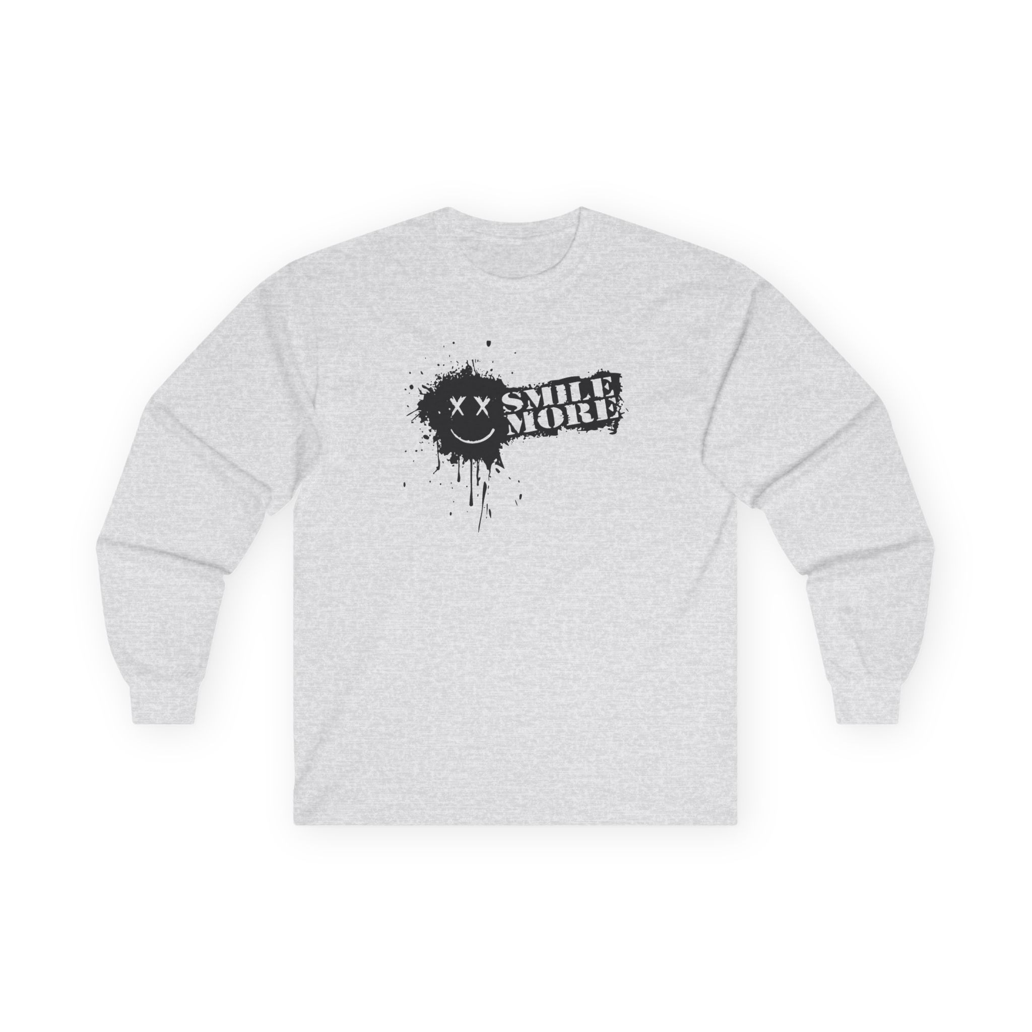 Roman Atwood Smile More Splatter Unisex Ultra Cotton Long Sleeve Tee - Image 3