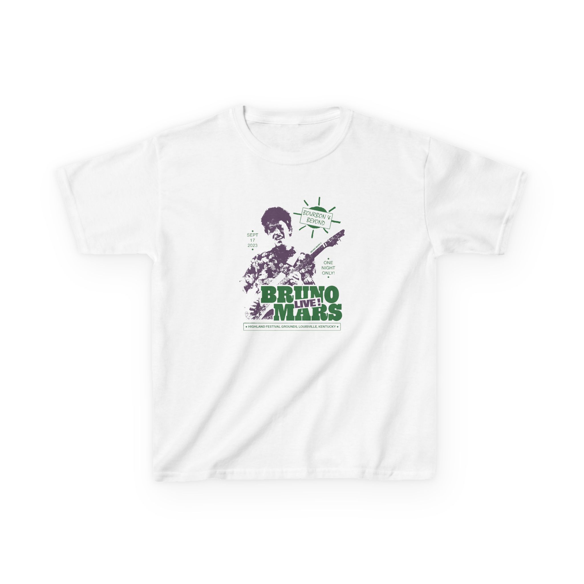 Kids Bruno Mars Live Bourbon & Beyond Heavy Cotton™ Tee