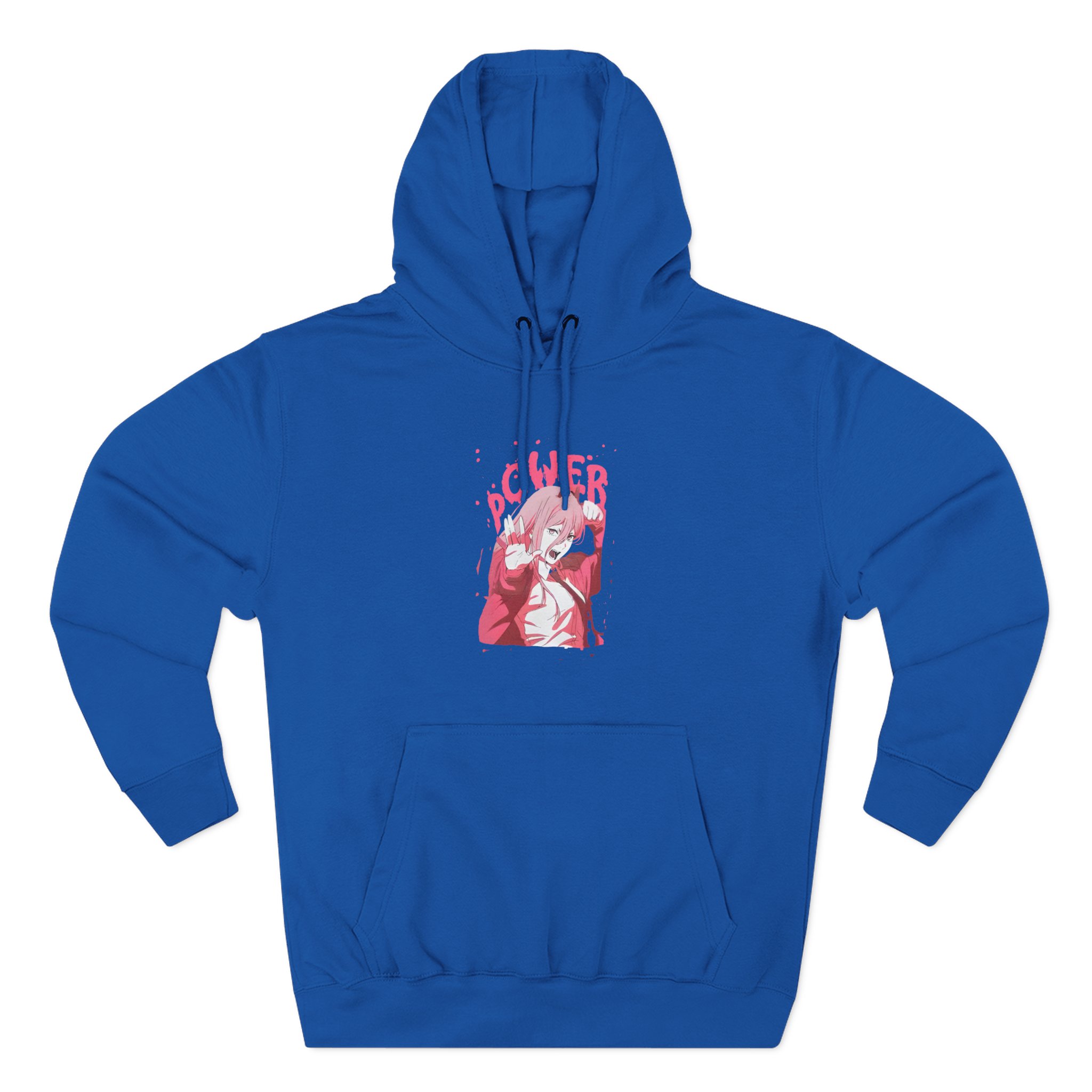 Chainsaw Man Power Splatter Three-panel Fleece Hoodie - Image 9