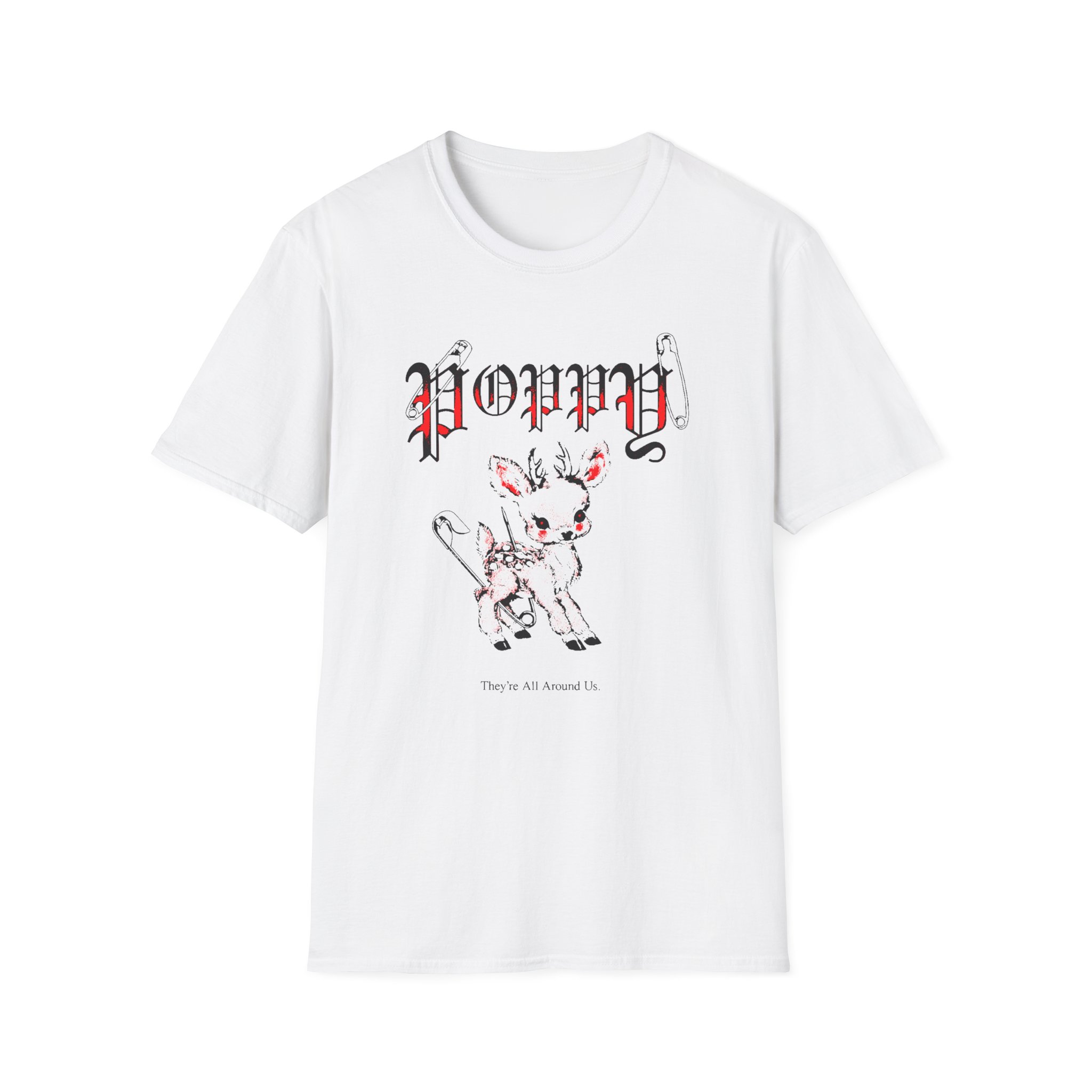 Poppy Deer Unisex Softstyle T-Shirt