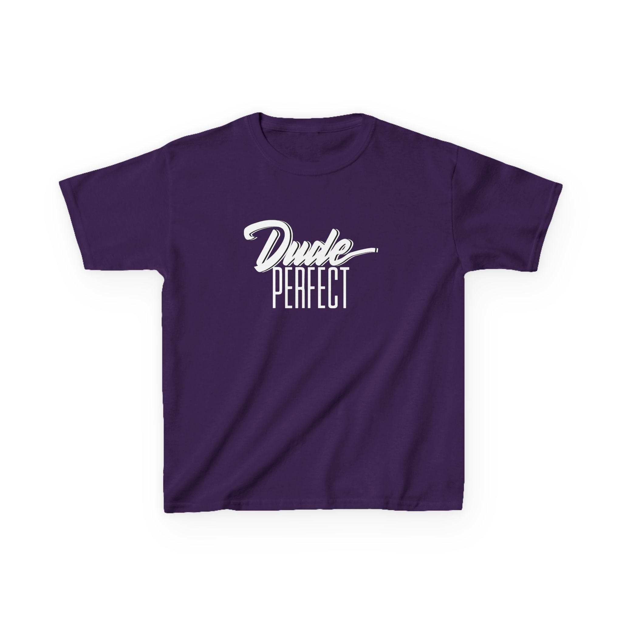 Dude Perfect Dude Script Kids Heavy Cotton™ Tee - Image 19