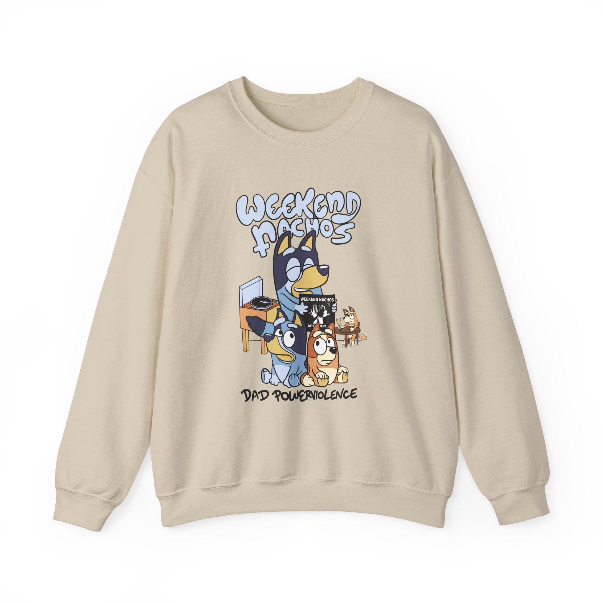 Weekend Nachos Unisex Heavy Blend™ Crewneck Sweatshirt - Image 7