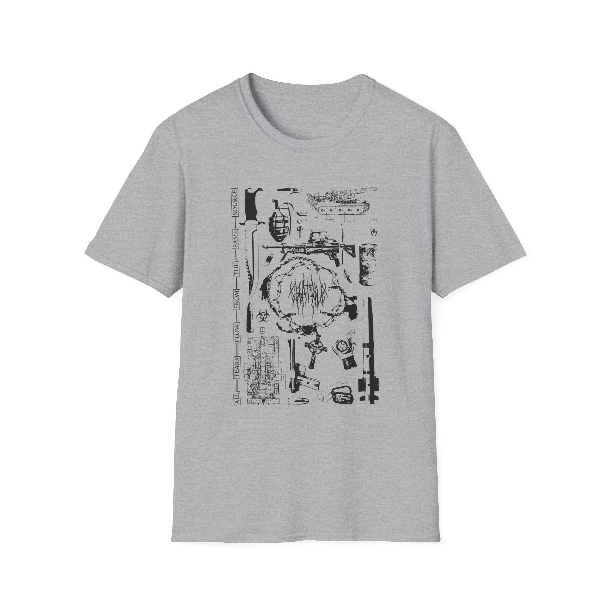Chat Pile Shame Unisex Softstyle T-Shirt - Image 11