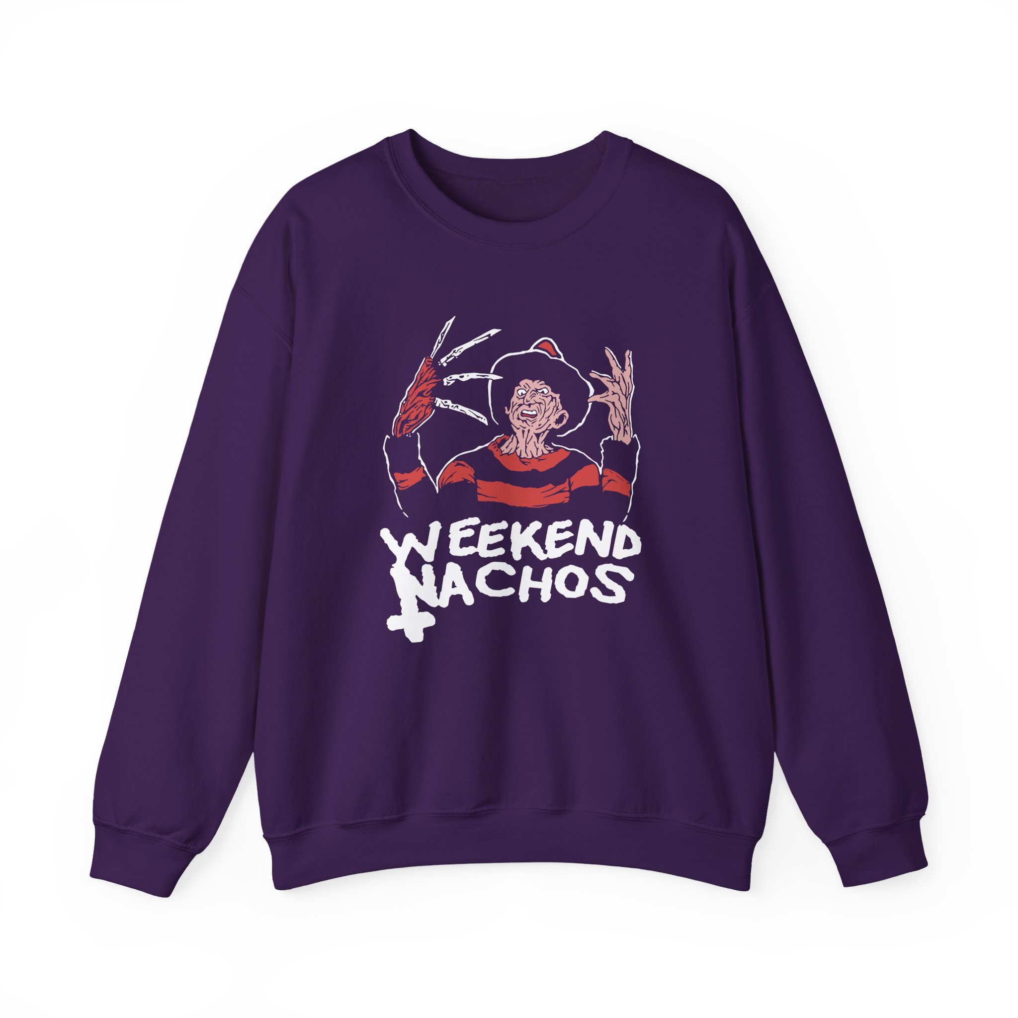 Weekend Nachos Freddy Unisex Heavy Blend™ Crewneck Sweatshirt - Image 9