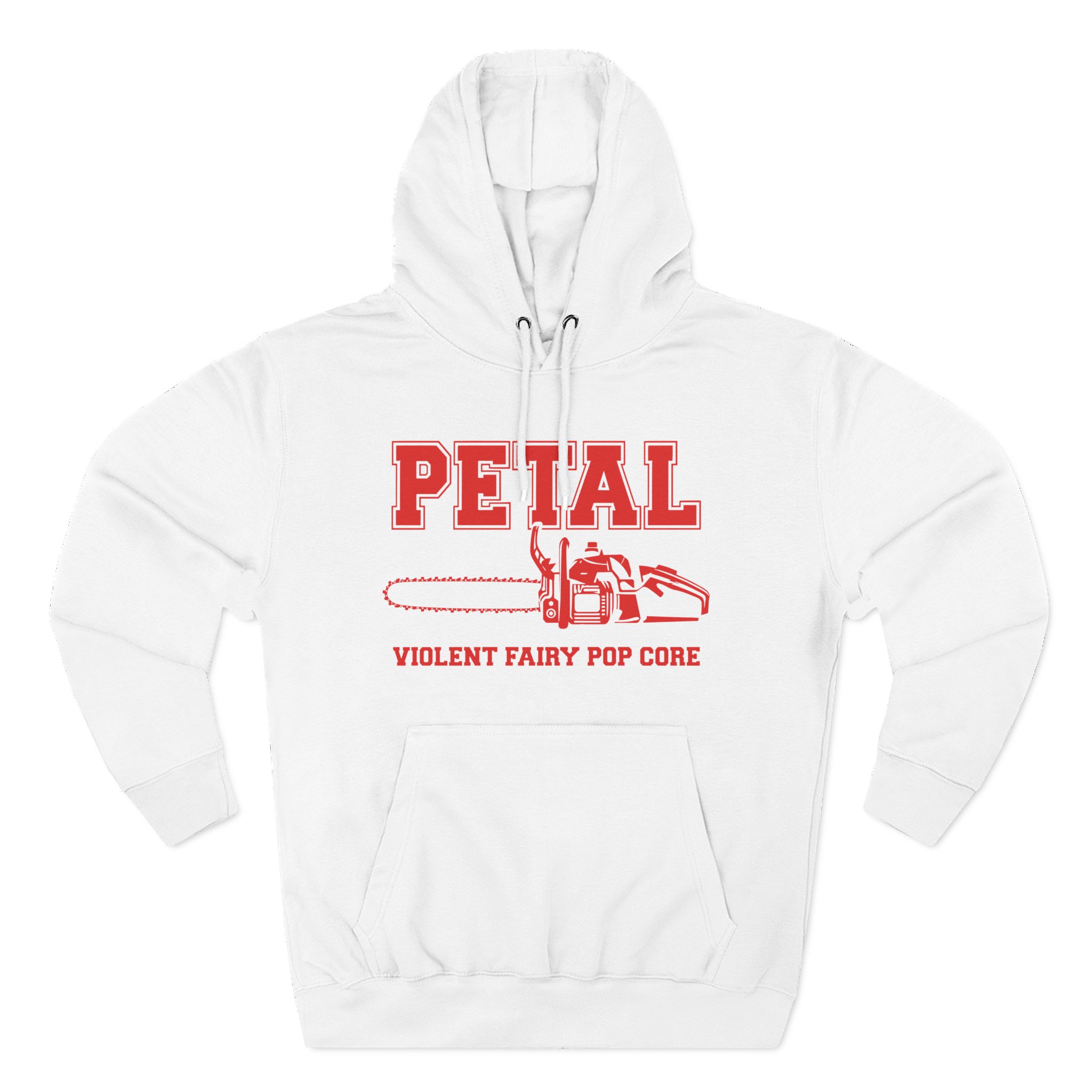 AG petal chainsaw Three-Panel Fleece Hoodie - Image 3