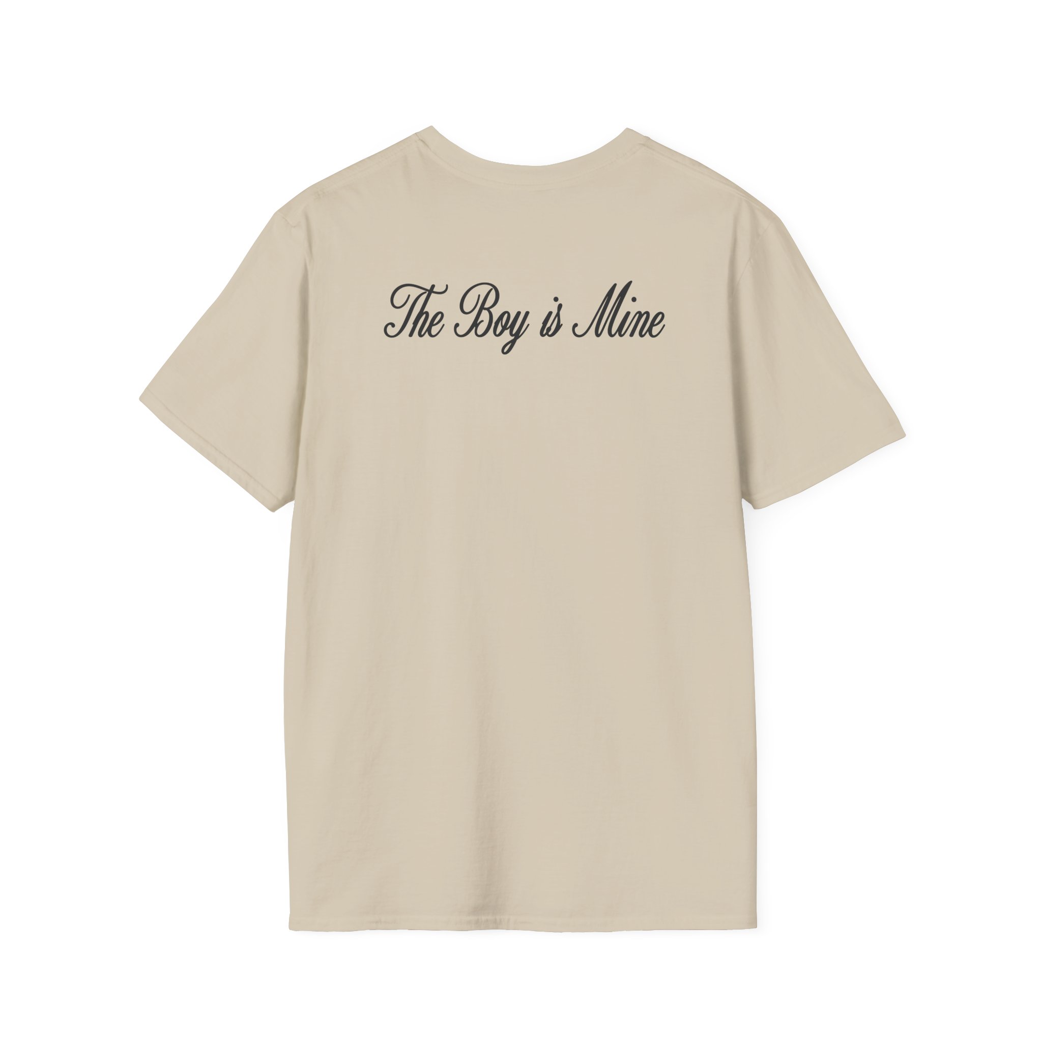 AG the boy is mine Unisex Softstyle T-Shirt - Image 4