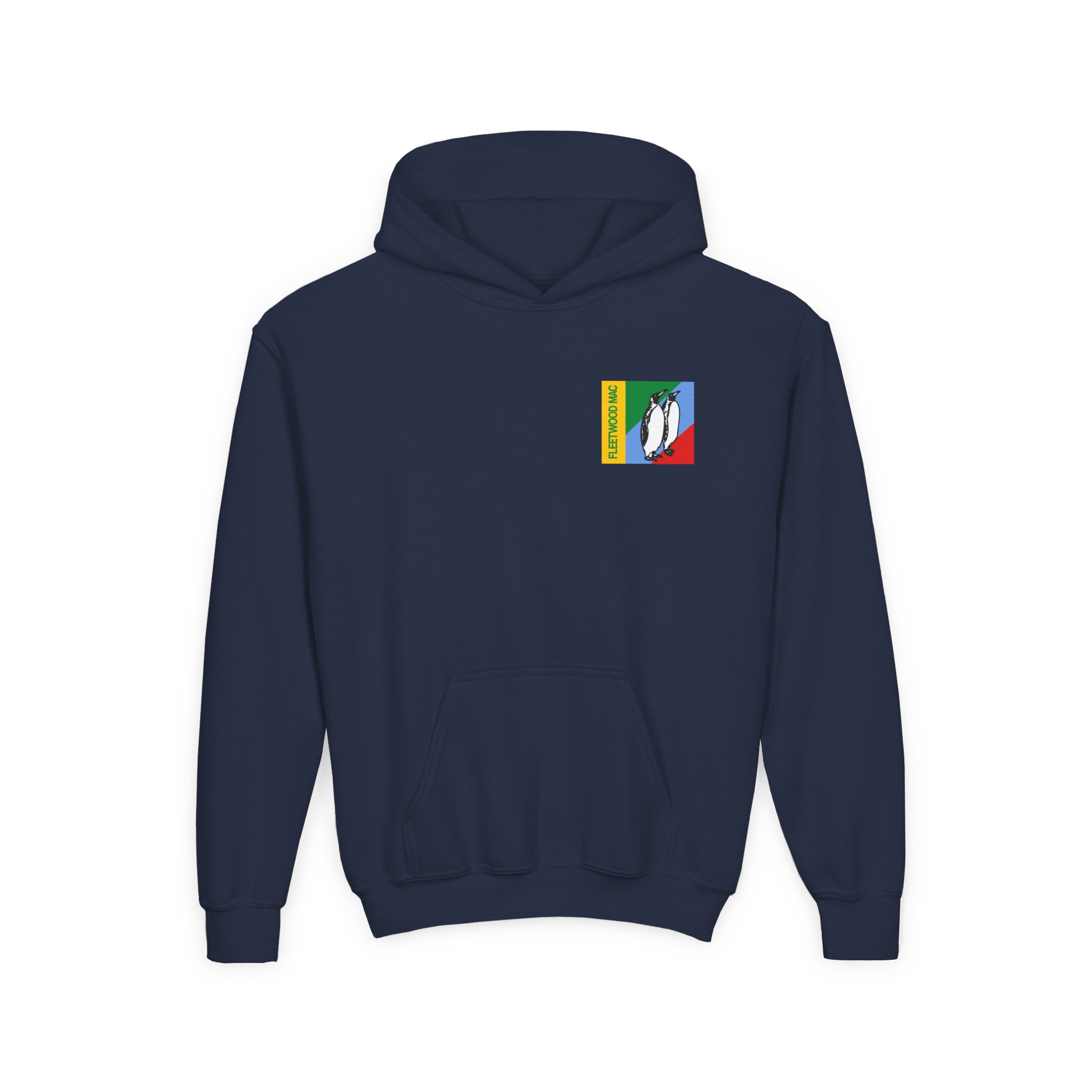 Fleetwood Mac Duo Penguin Collared Youth Heavy Blend Hooded Sweatshirt - Image 11