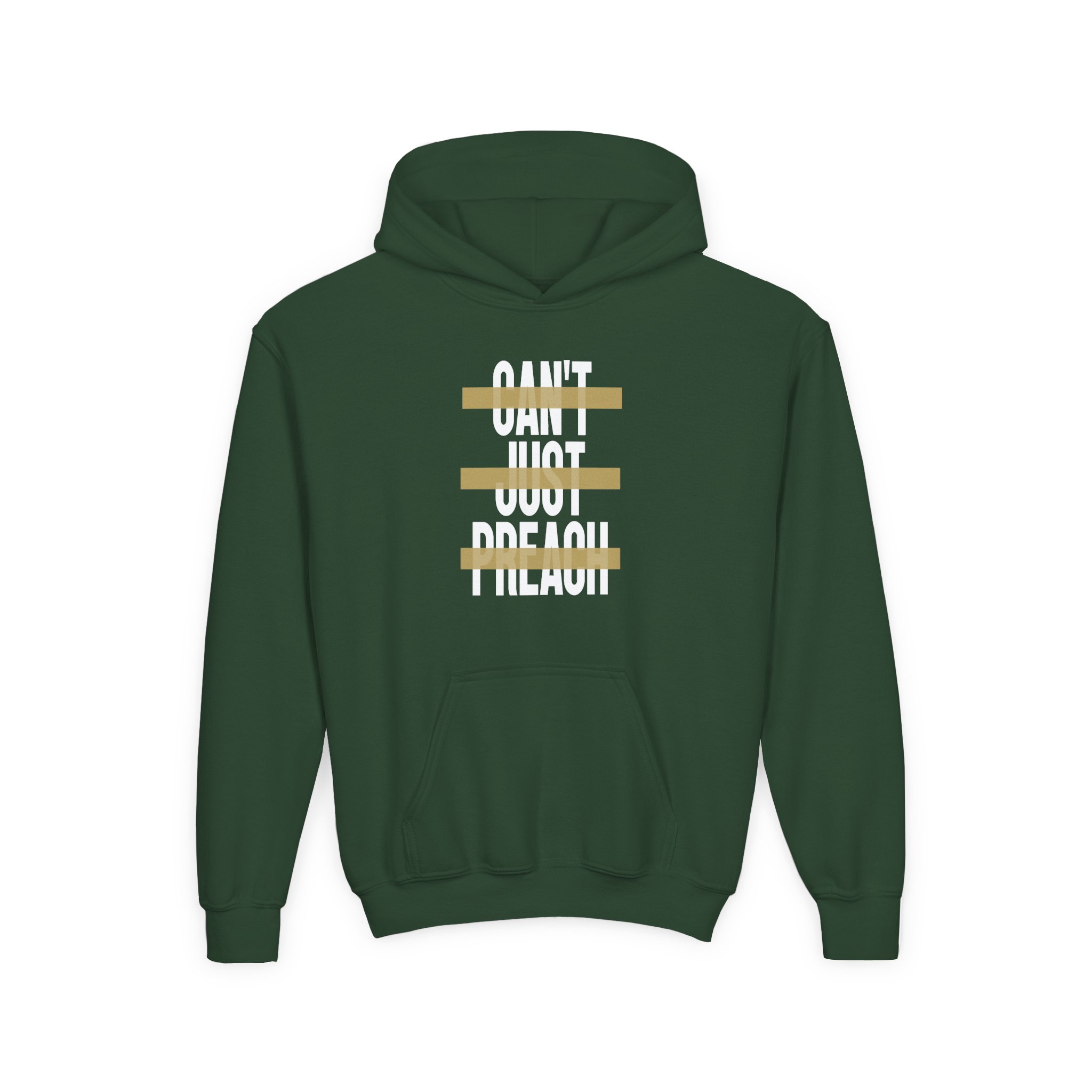 John Legend Can't Just Preach Youth Heavy Blend Hooded Sweatshirt - Image 5