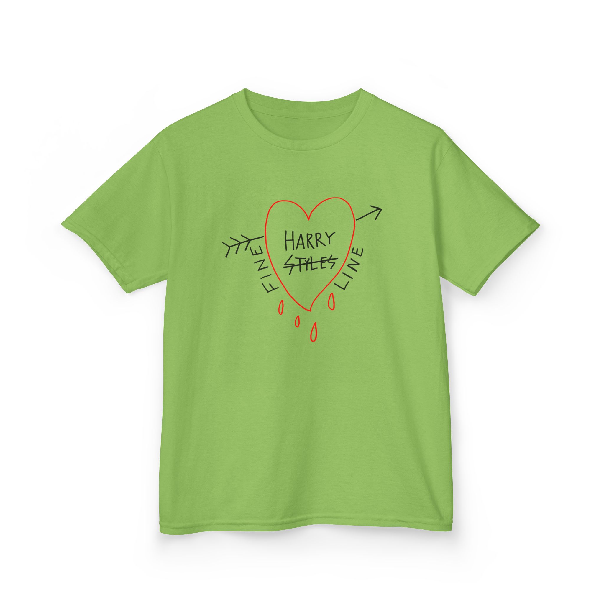 Love on Tour Camiseta Fine Line Kids Heavy Cotton™ Tee - Image 5