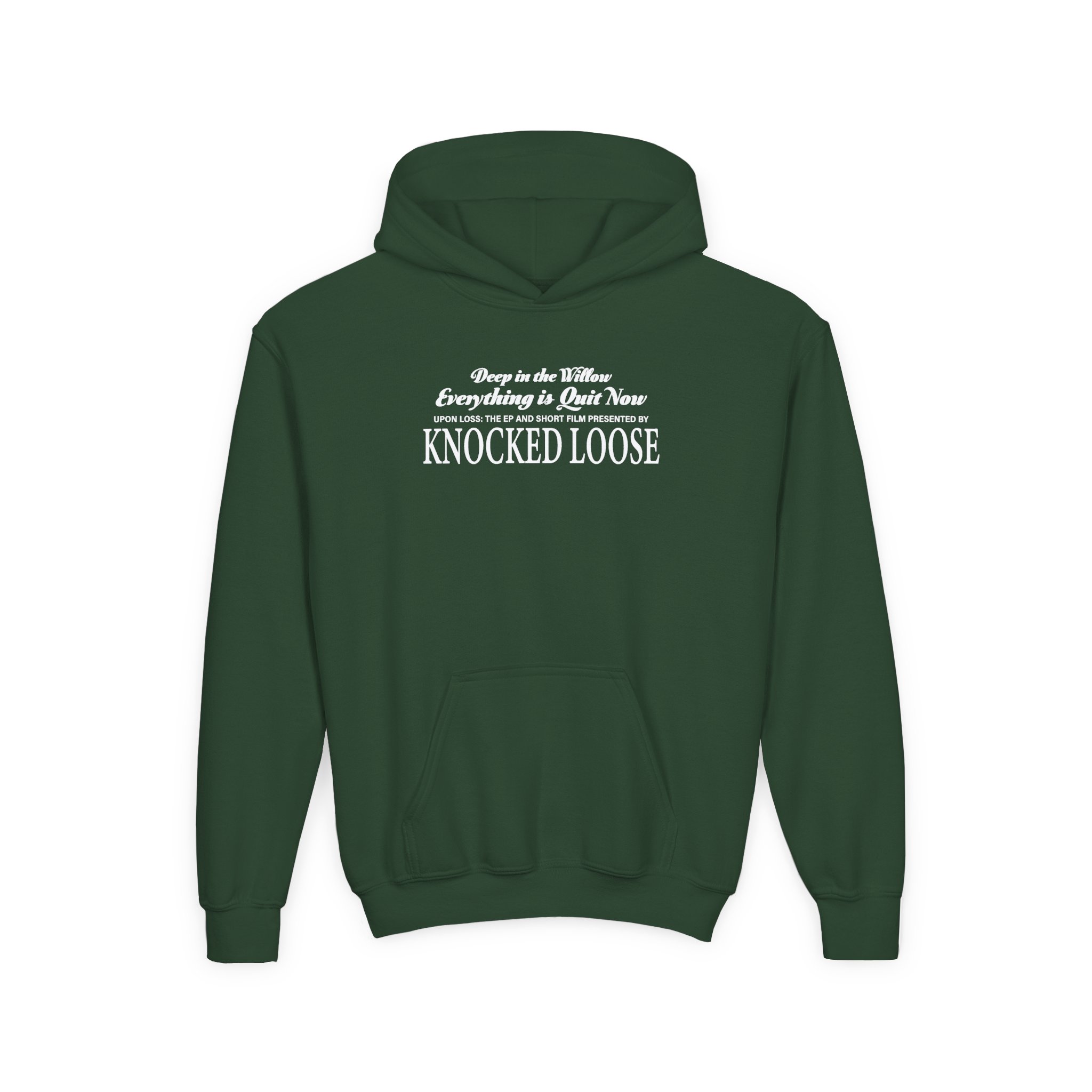 Knocked Loose Death Against Us Youth Heavy Blend Hooded Sweatshirt - Image 5