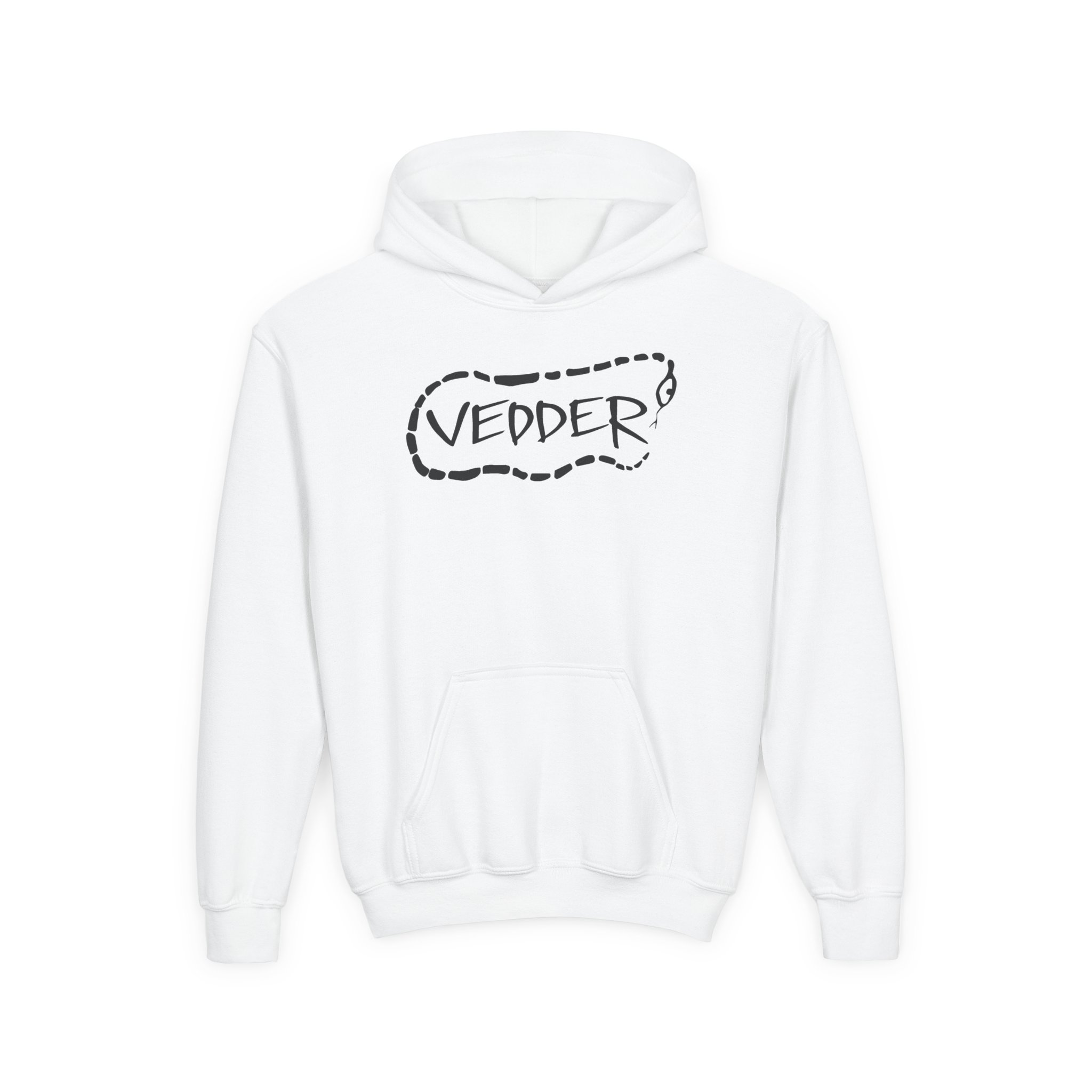 Eddie Vedder Stencil Snake Youth Heavy Blend Hooded Sweatshirt