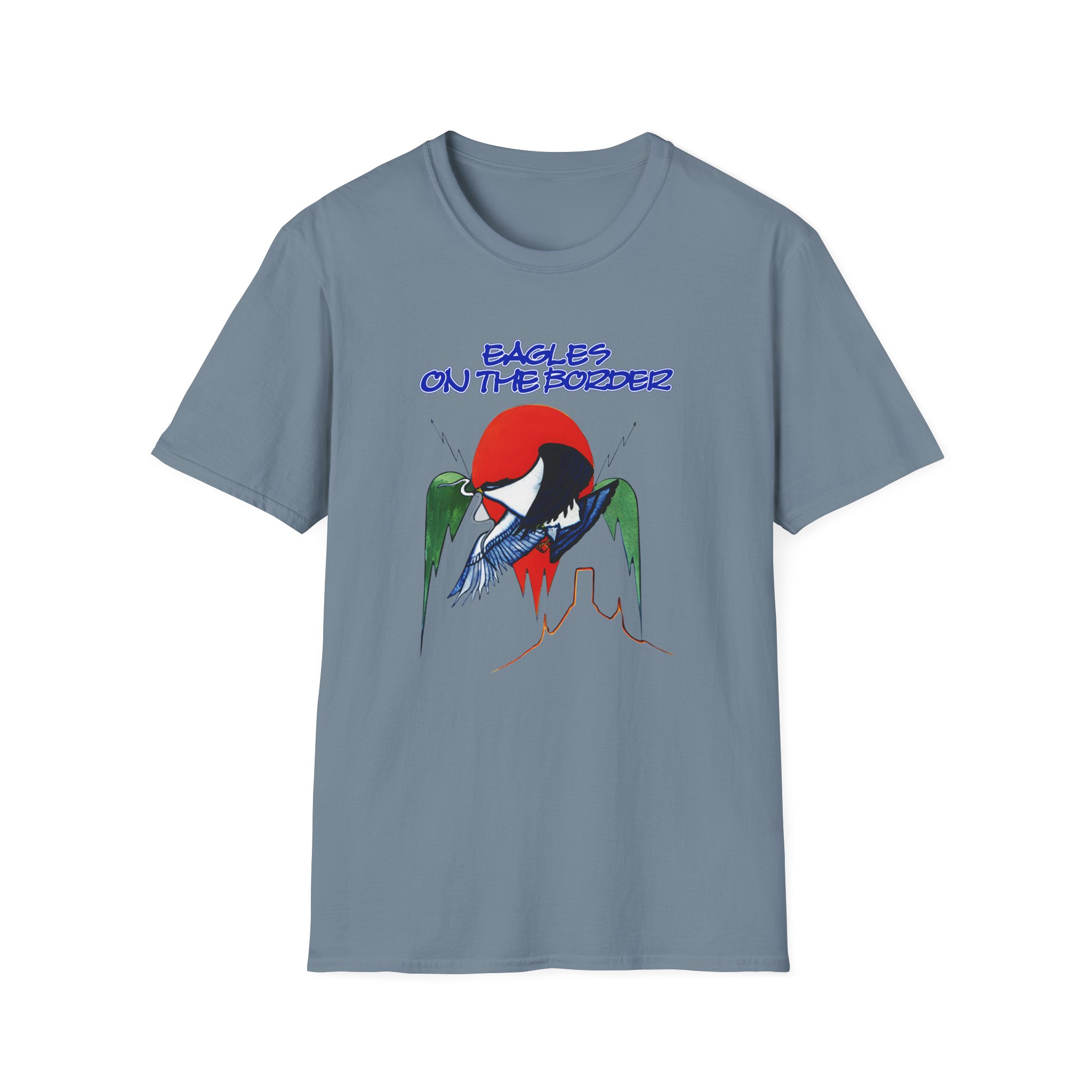 The Eagles on the Border Unisex Softstyle T-Shirt - Image 19