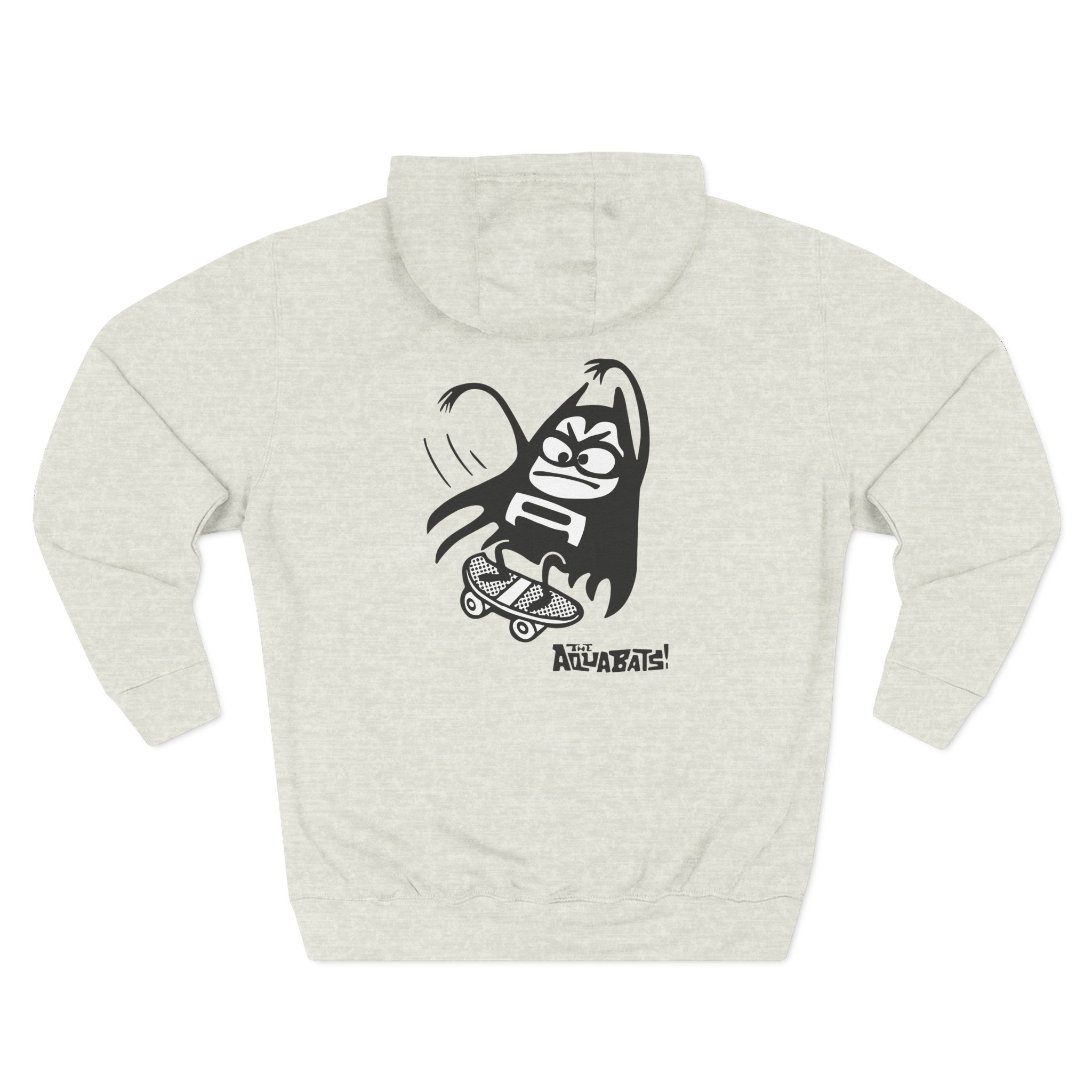 The Aquabats Lil Bat Skateboard Three-Panel Fleece Hoodie - Image 10