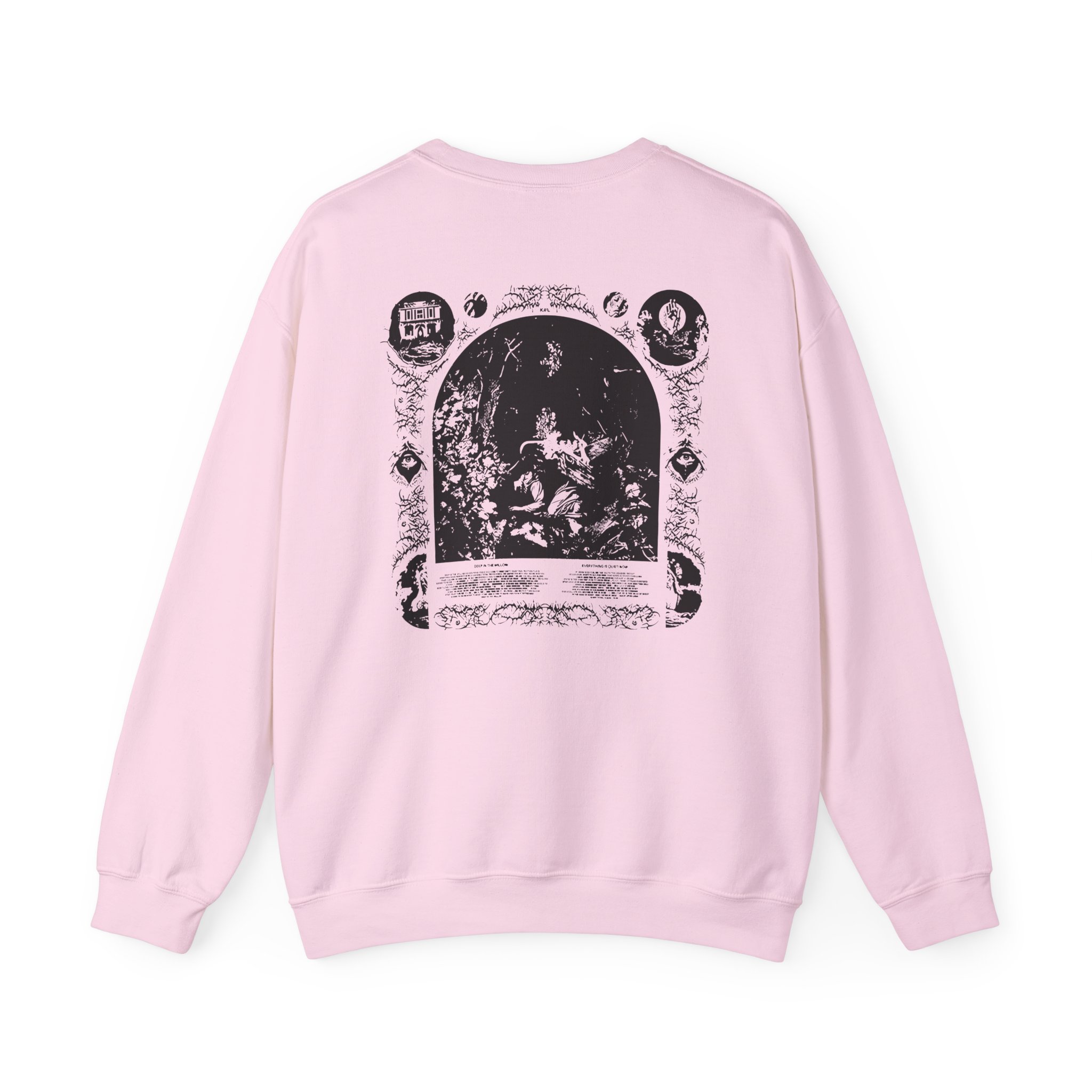 Knocked Loose Quiet Now Unisex Heavy Blend™ Crewneck Sweatshirt - Image 10