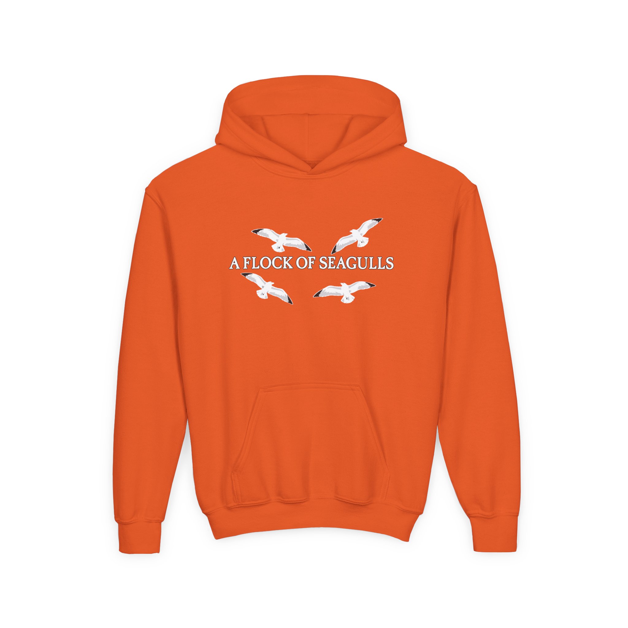 A Flock of Seagulls “Seagulls” Youth Heavy Blend Hooded Sweatshirt - Image 3