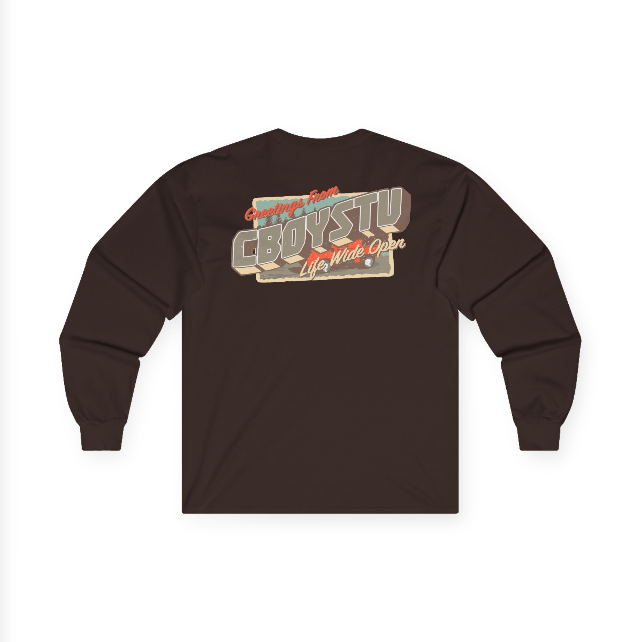 Cboystv Postcard Unisex Ultra Cotton Long Sleeve Tee - Image 10