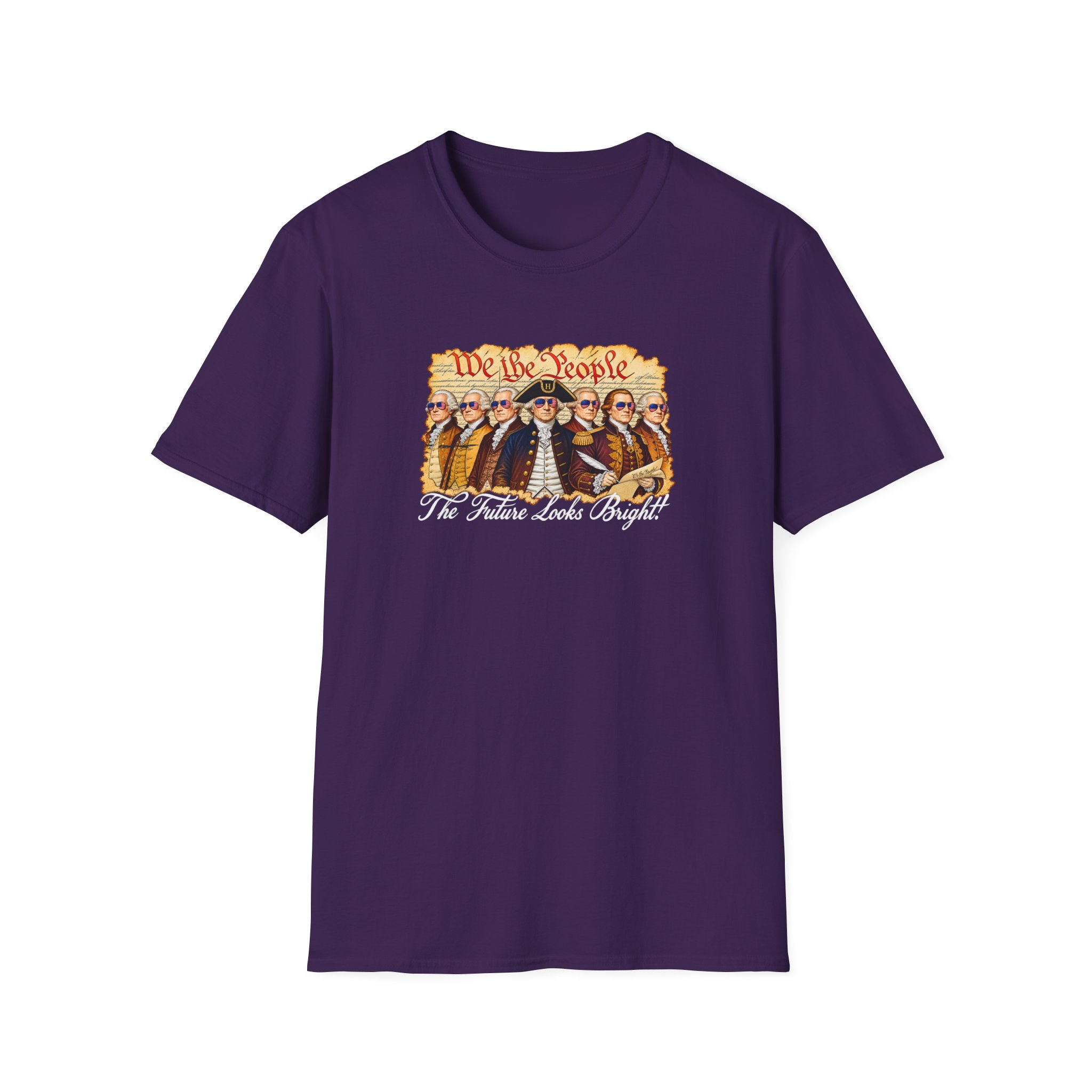 Valuetainment Flb Founding Fathers Unisex Softstyle T-Shirt - Image 17