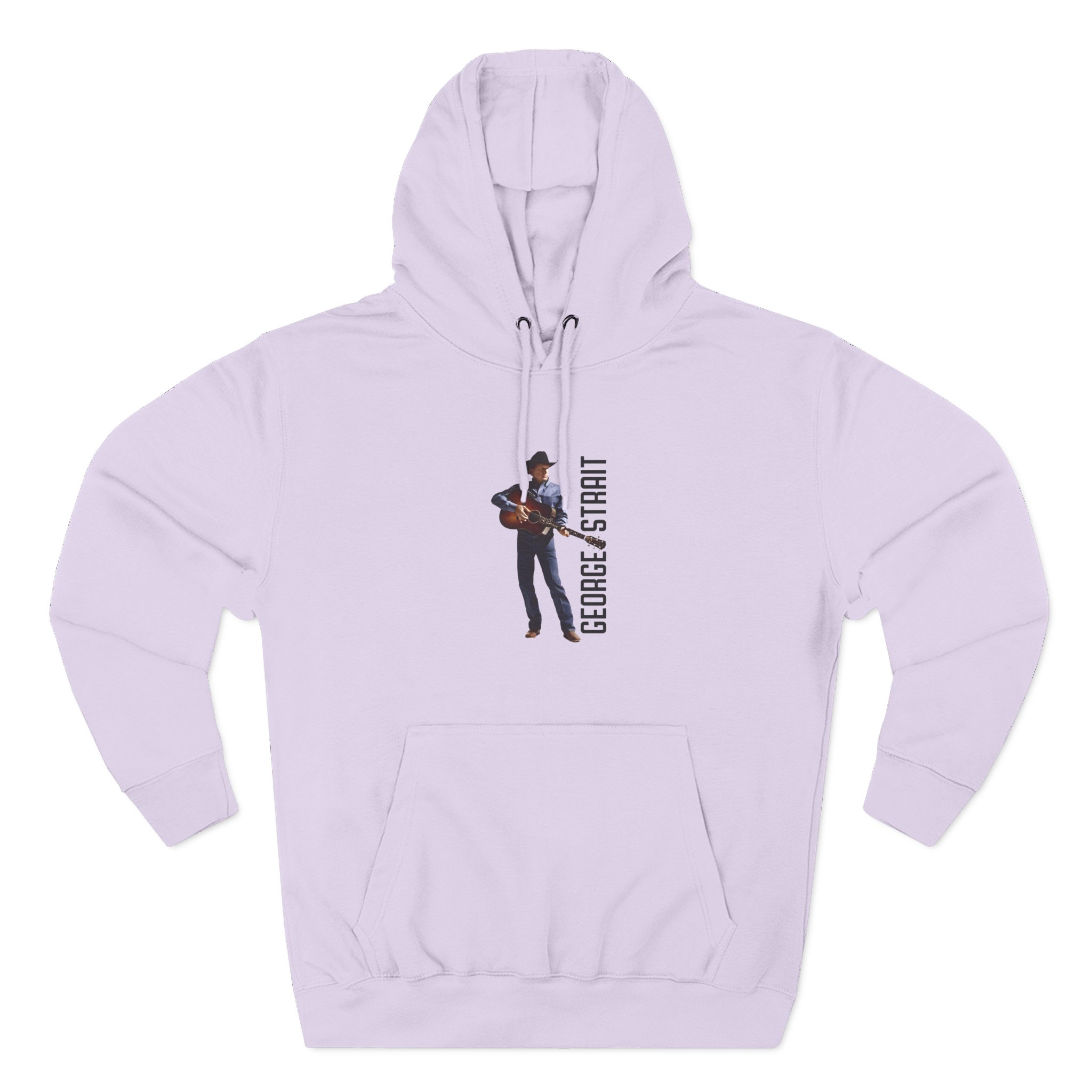 George Strait Heather Denim Silhouette Three-Panel Fleece Hoodie - Image 13