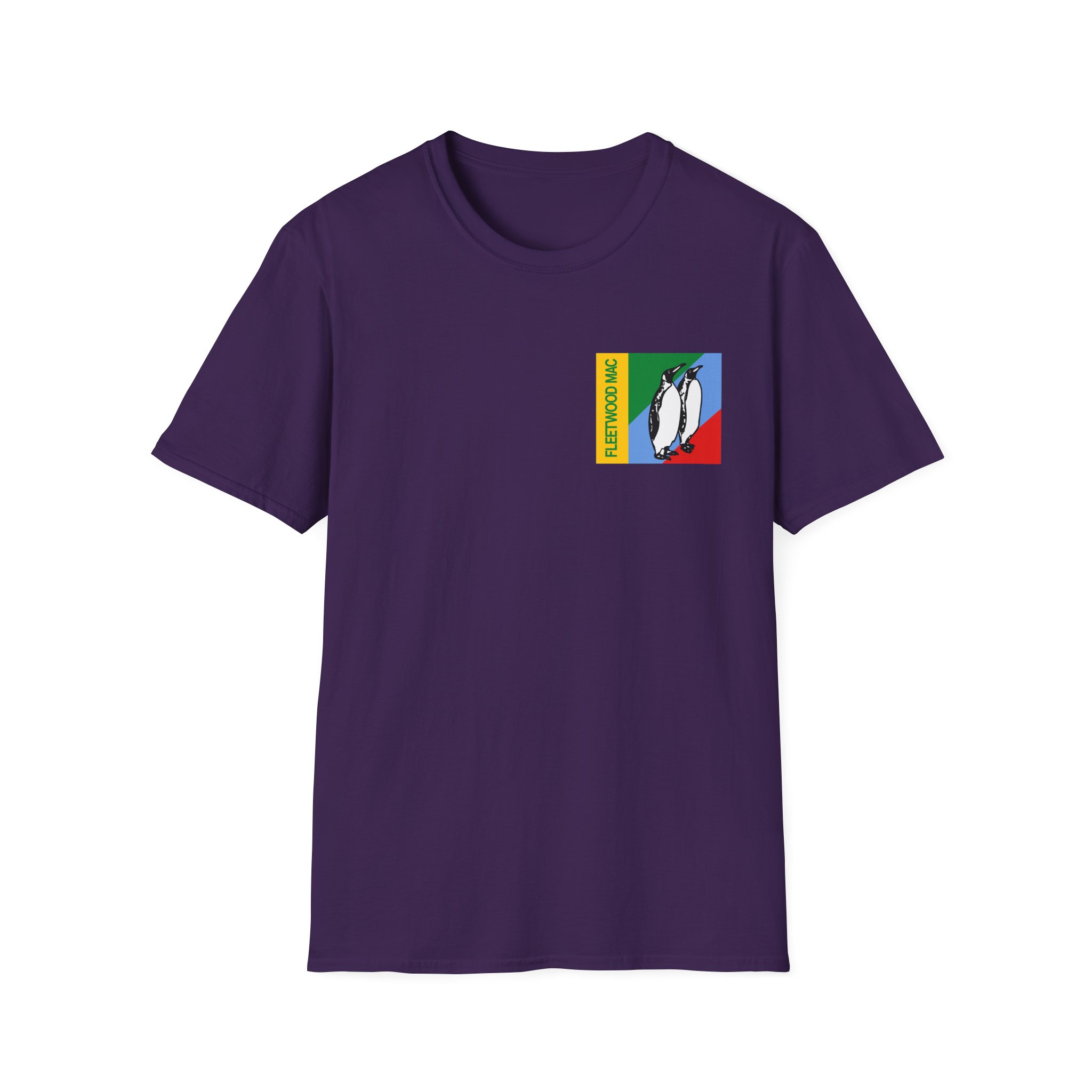 Fleetwood Mac Duo Penguin Collared Unisex Softstyle T-Shirt - Image 17