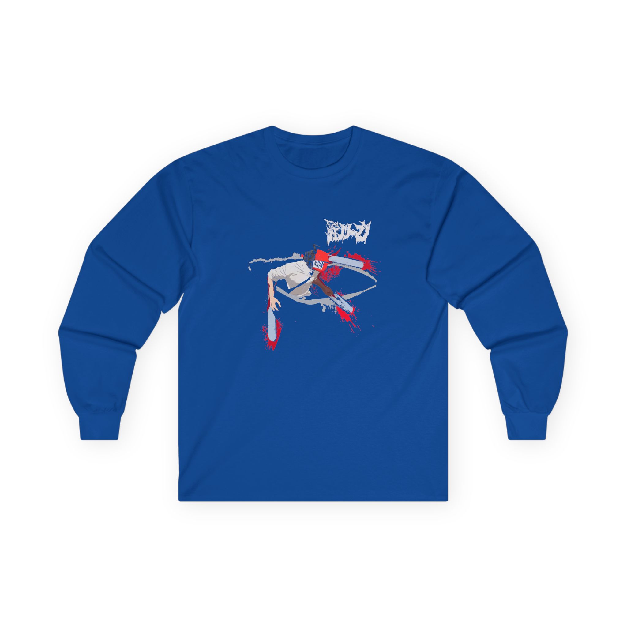 Chainsaw Man Denji Chainsaw Devil Unisex Ultra Cotton Long Sleeve Tee - Image 7