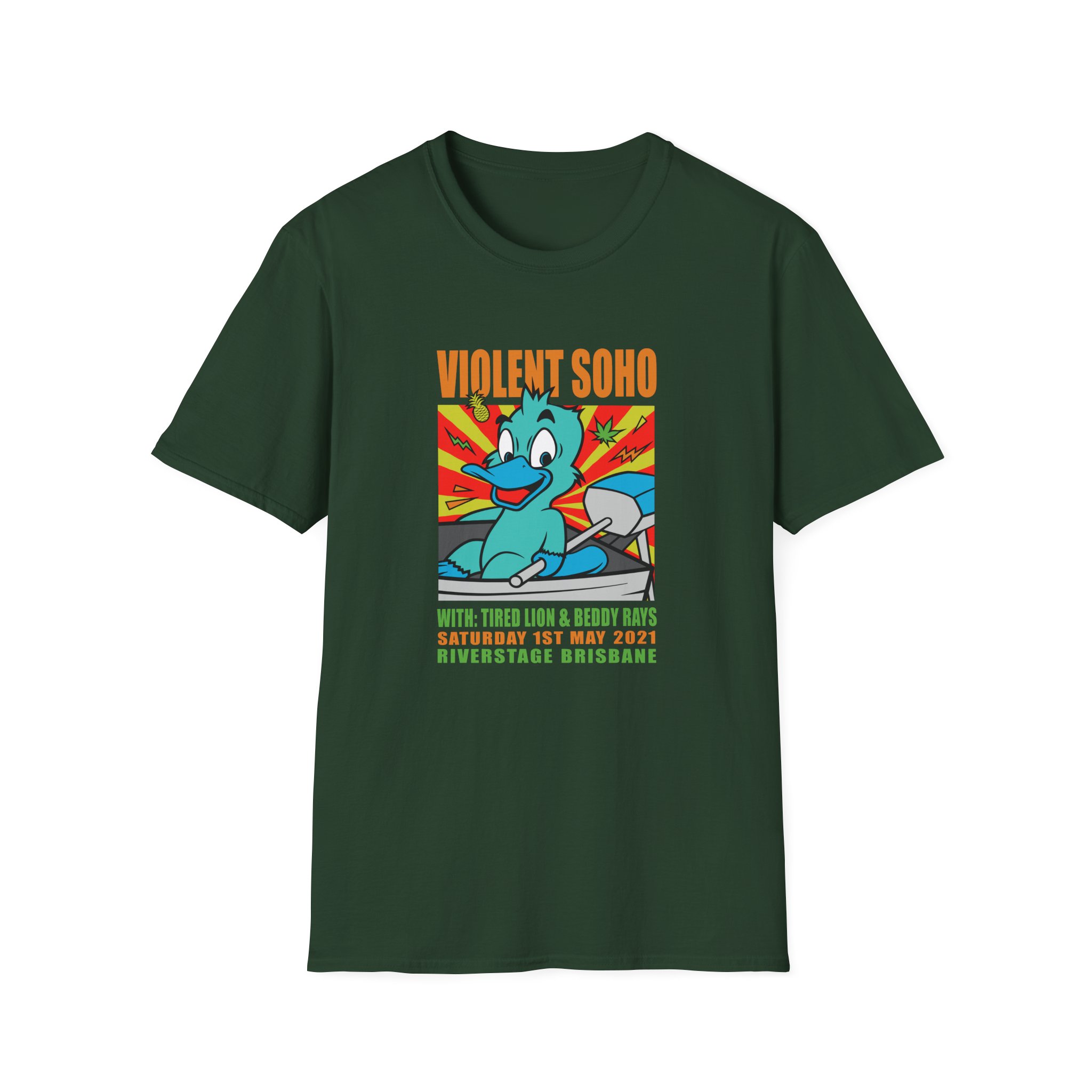 Violent Soho Event Poster Unisex Softstyle T-Shirt - Image 11