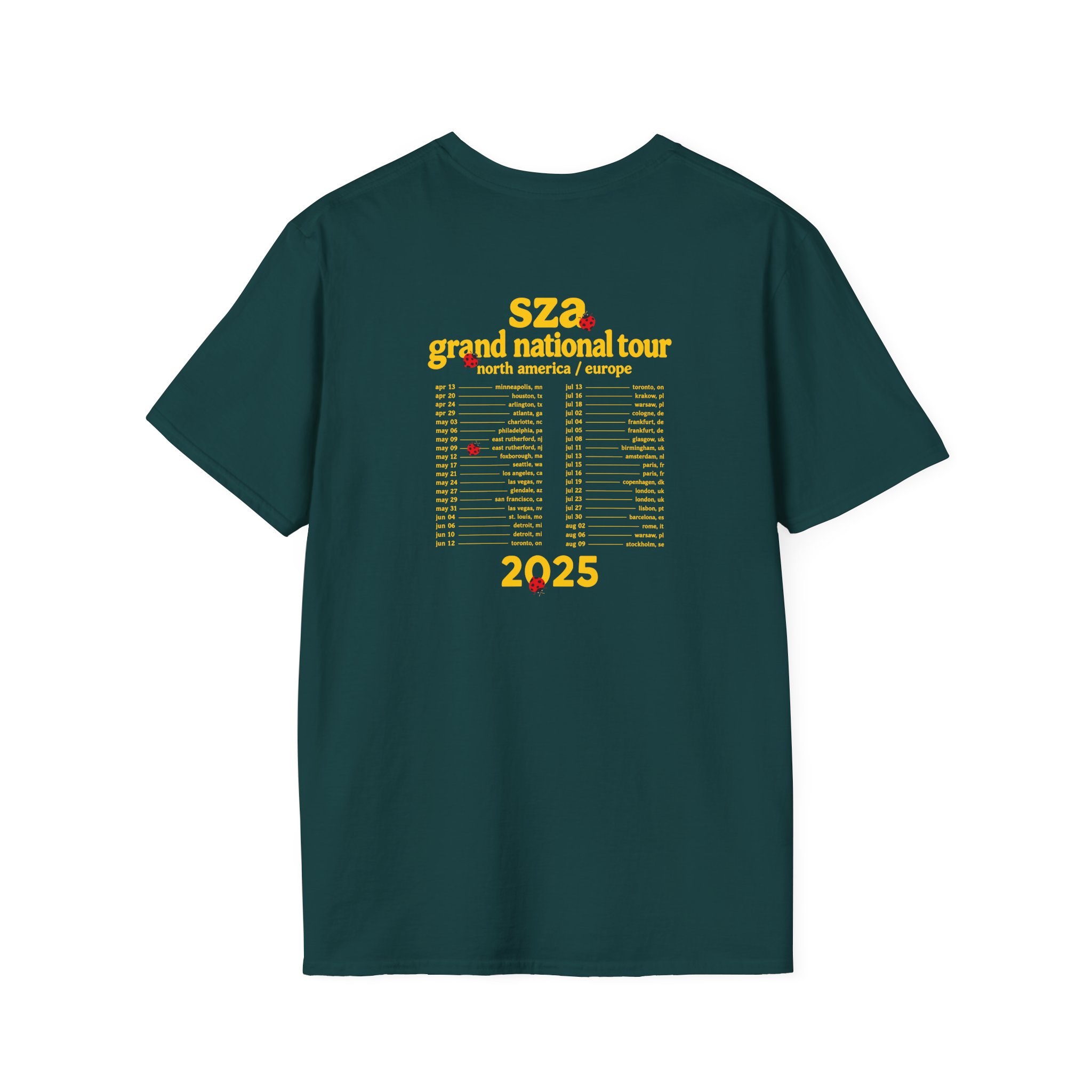 Sza Sos I Heart Sza Camo Unisex Softstyle T-Shirt - Image 8