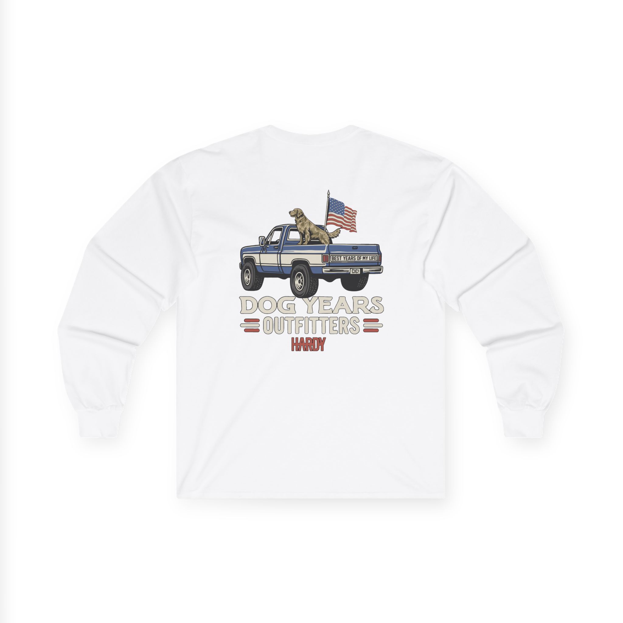 Hd dog years Unisex Ultra Cotton Long Sleeve Tee - Image 2