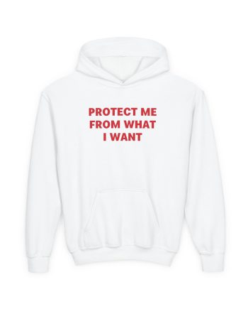 Jenny Holzer Protect Me From What I Want Youth Heavy Blend Hooded Sweatshirt