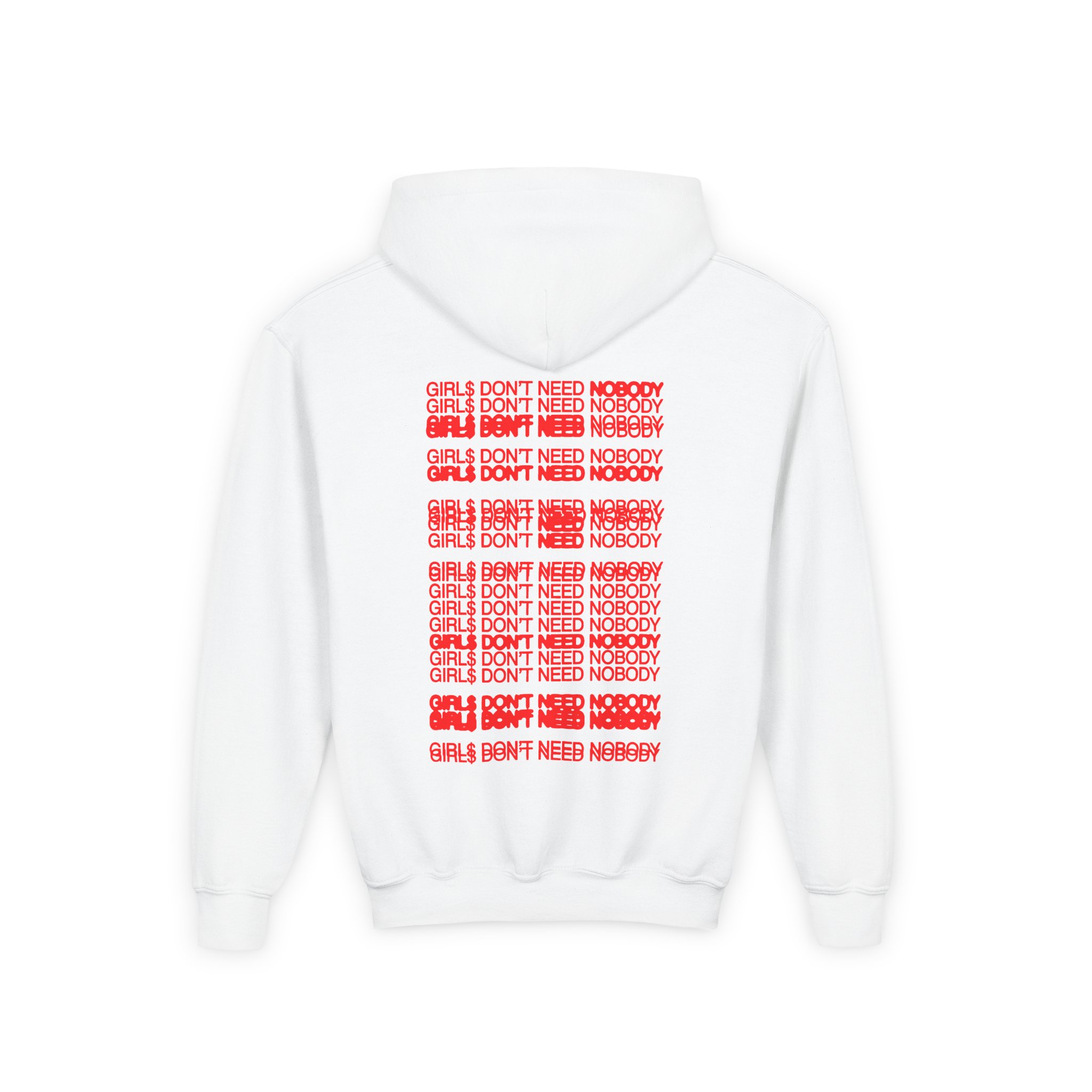 Dom Dolla Don't Need Nobody Repeat Youth Heavy Blend Hooded Sweatshirt - Image 4