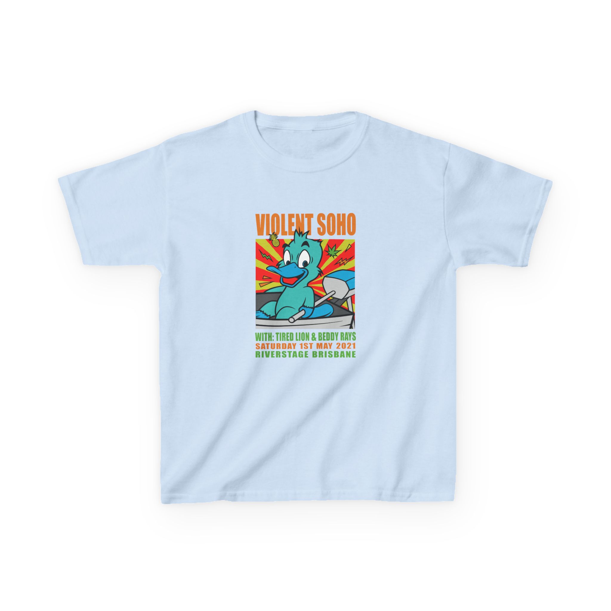 Violent Soho Event Poster Kids Heavy Cotton™ Tee - Image 17