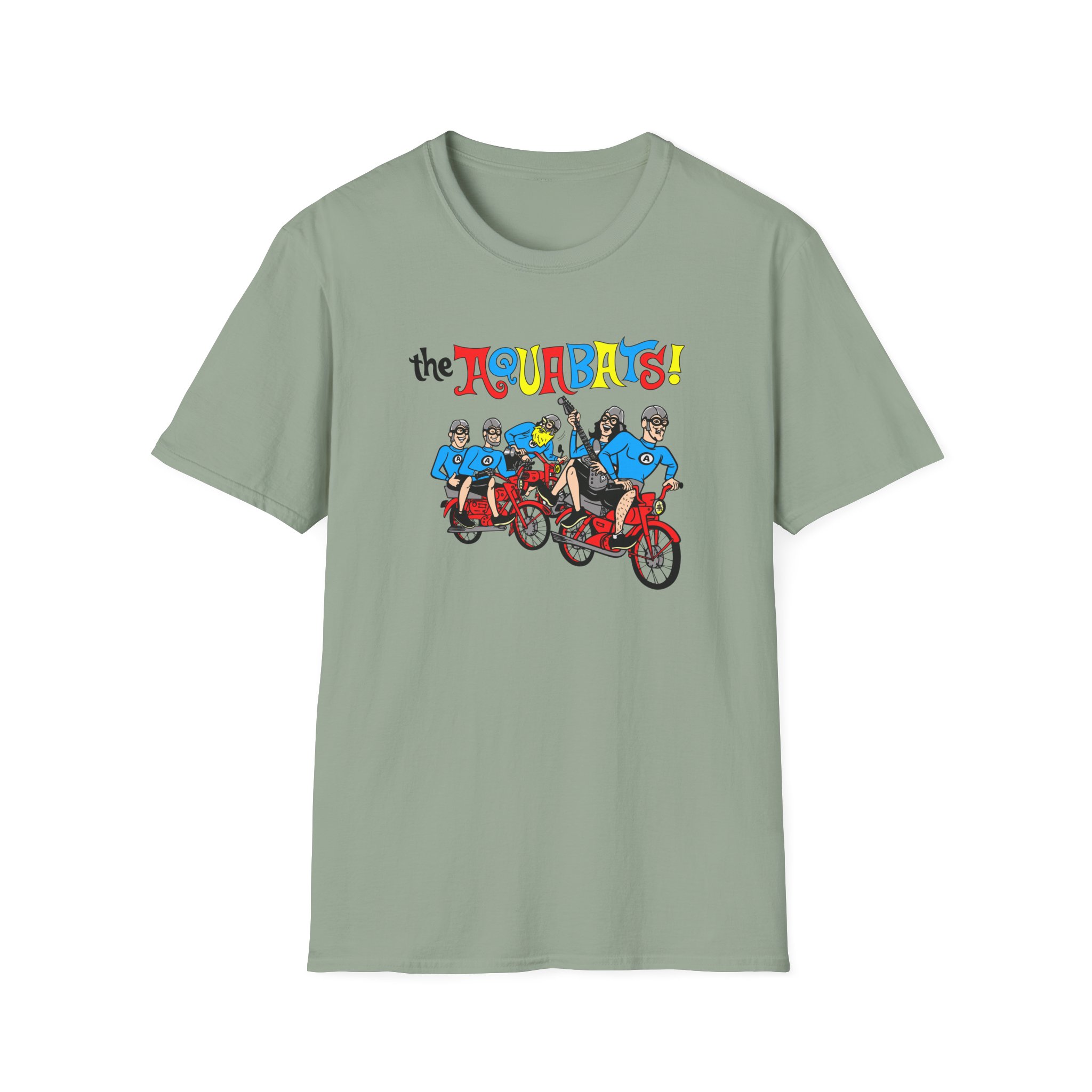 The Aquabats on a Bike! Unisex Softstyle T-Shirt - Image 11